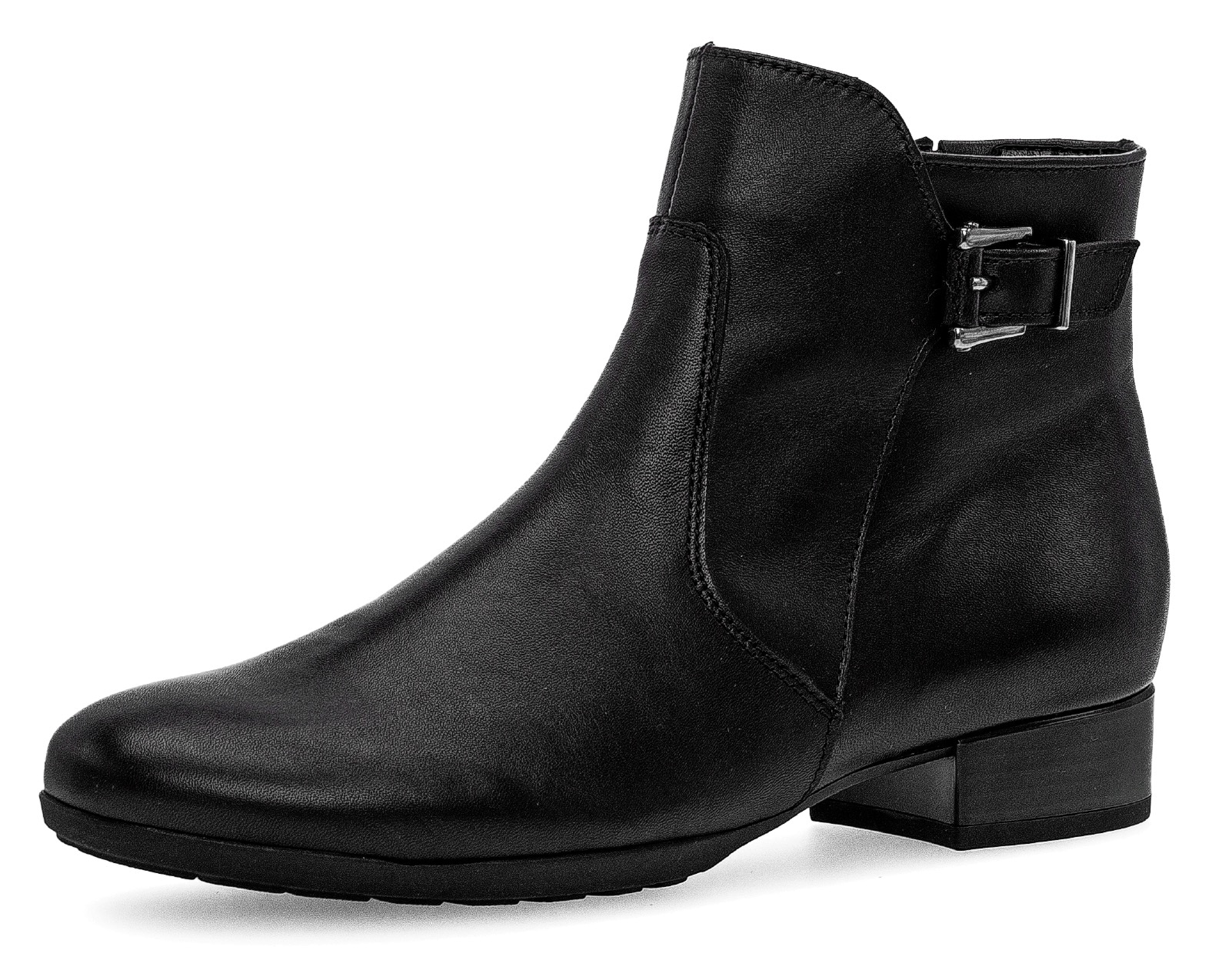 Stiefelette »Pisa«, Blockabsatz, Basic, Businessschuh mit Ziernähte