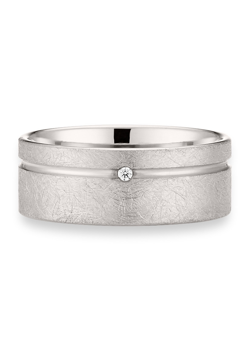 Phönix Trauring »Schmuck Geschenk Silber 925 Trauring Ehering LIEBE versch. Varianten«, Made in Germany - wahlweise mit oder ohne Brillant