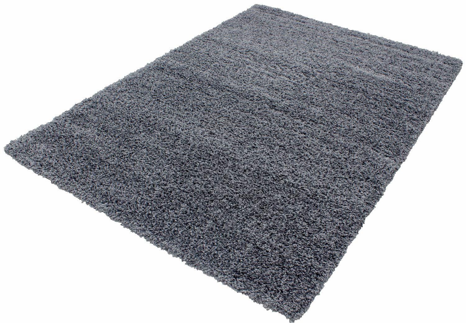 Ayyildiz Teppiche Hochflor-Teppich »Life Shaggy 1500«, rechteckig, Langflor, uni, große Farbauswahl, robust, auch als Läufer und in rund