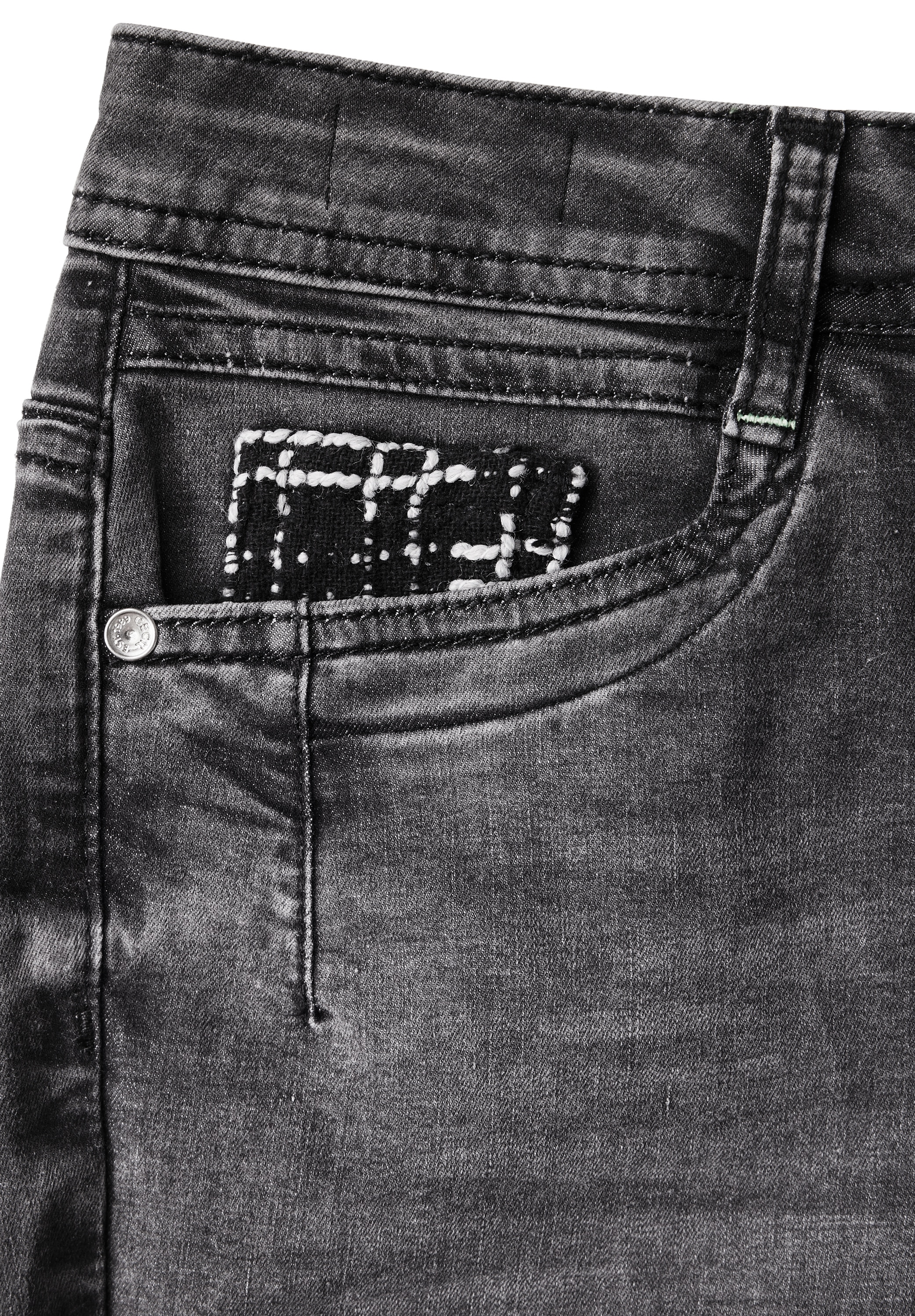 Cecil Regular-fit-Jeans »Style Scarlett«, in schöner Basic-Waschung