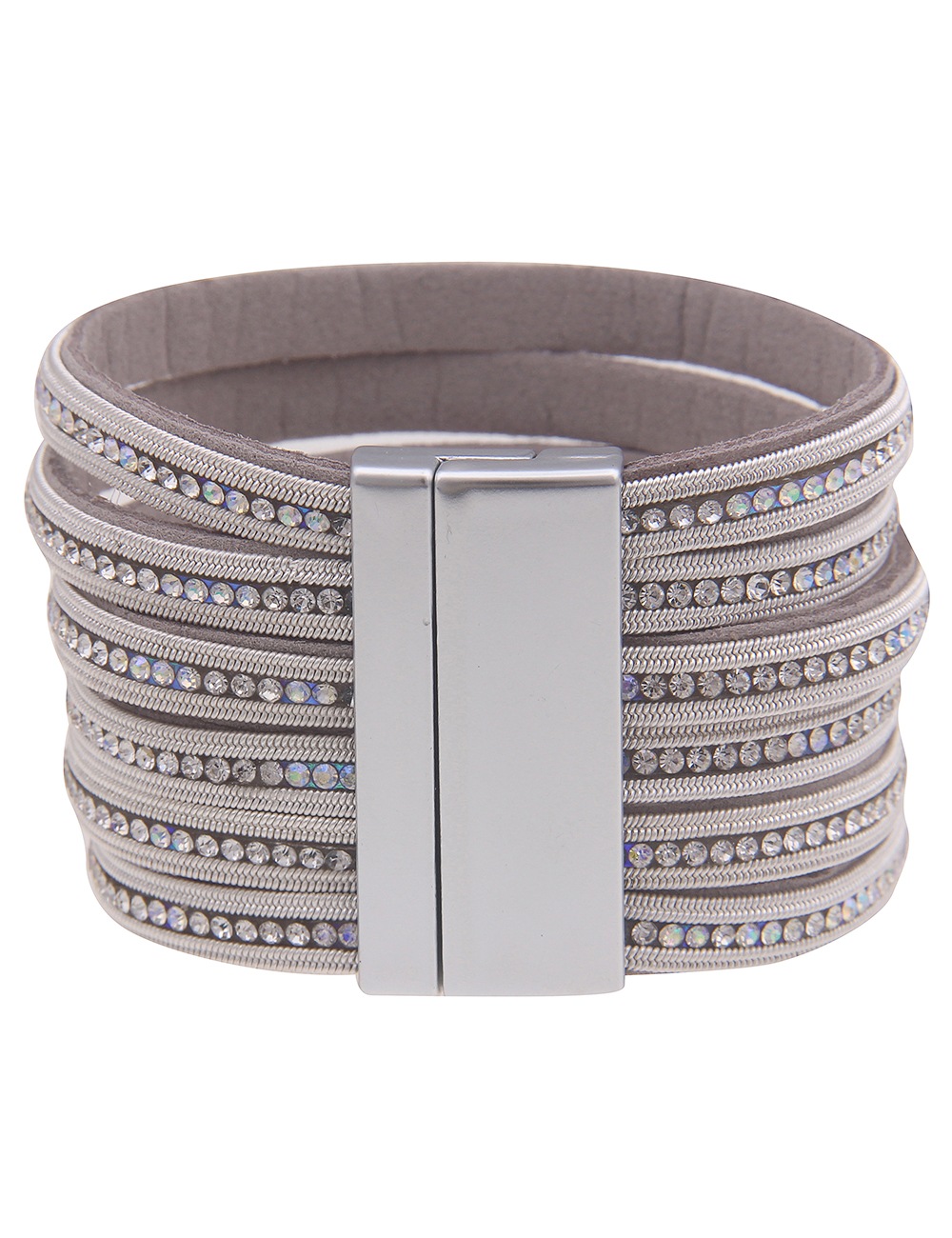 leslii Armband »XXL Glitzer Strass«, mit funkelnden Strasssteinen