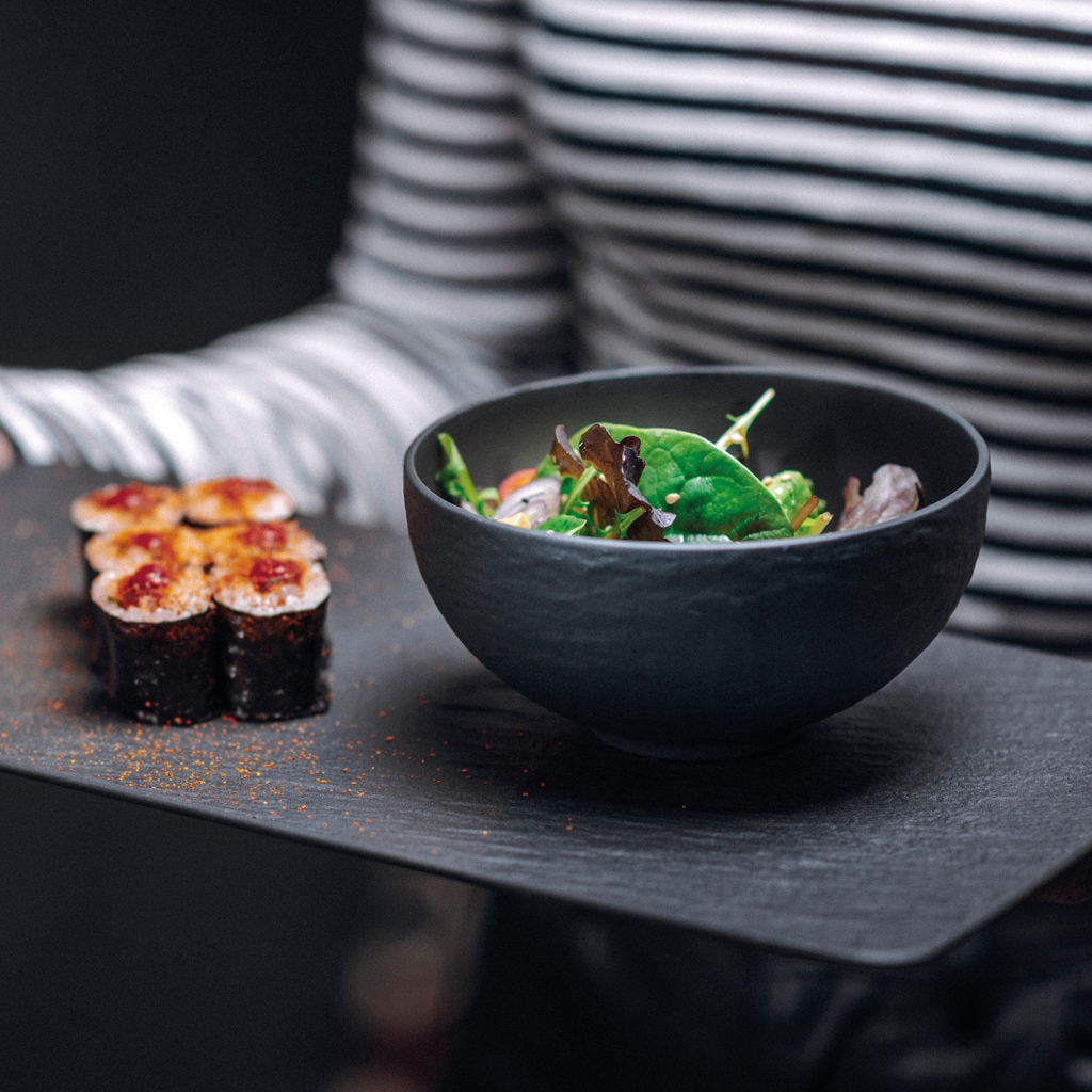 Villeroy & Boch Schale »Reisbols Manufacture Rock ø 10,8 cm 4er Set schwarz«