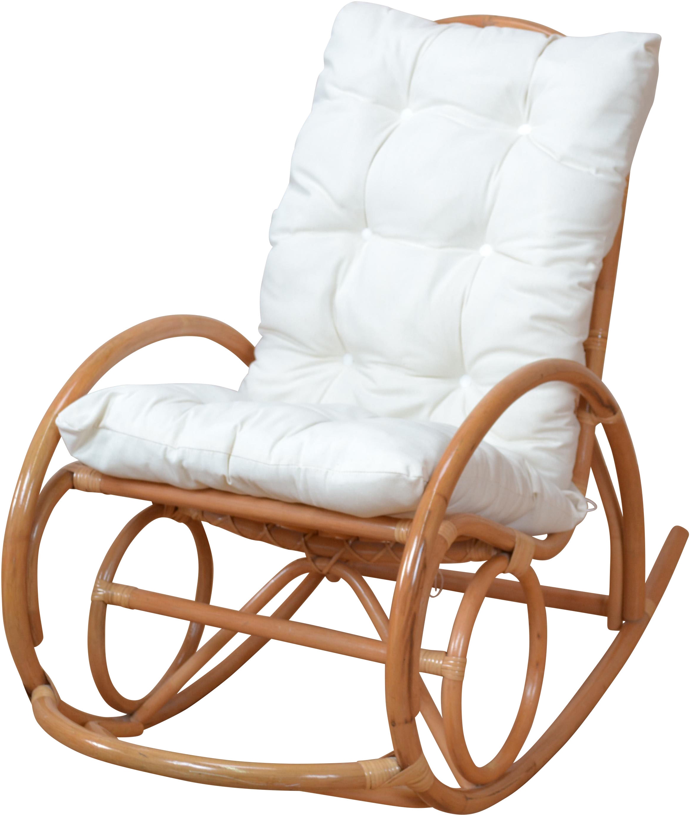 HOFMANN LIVING AND MORE Schaukelsessel 1 tlg. Handgeflochten günstig online kaufen