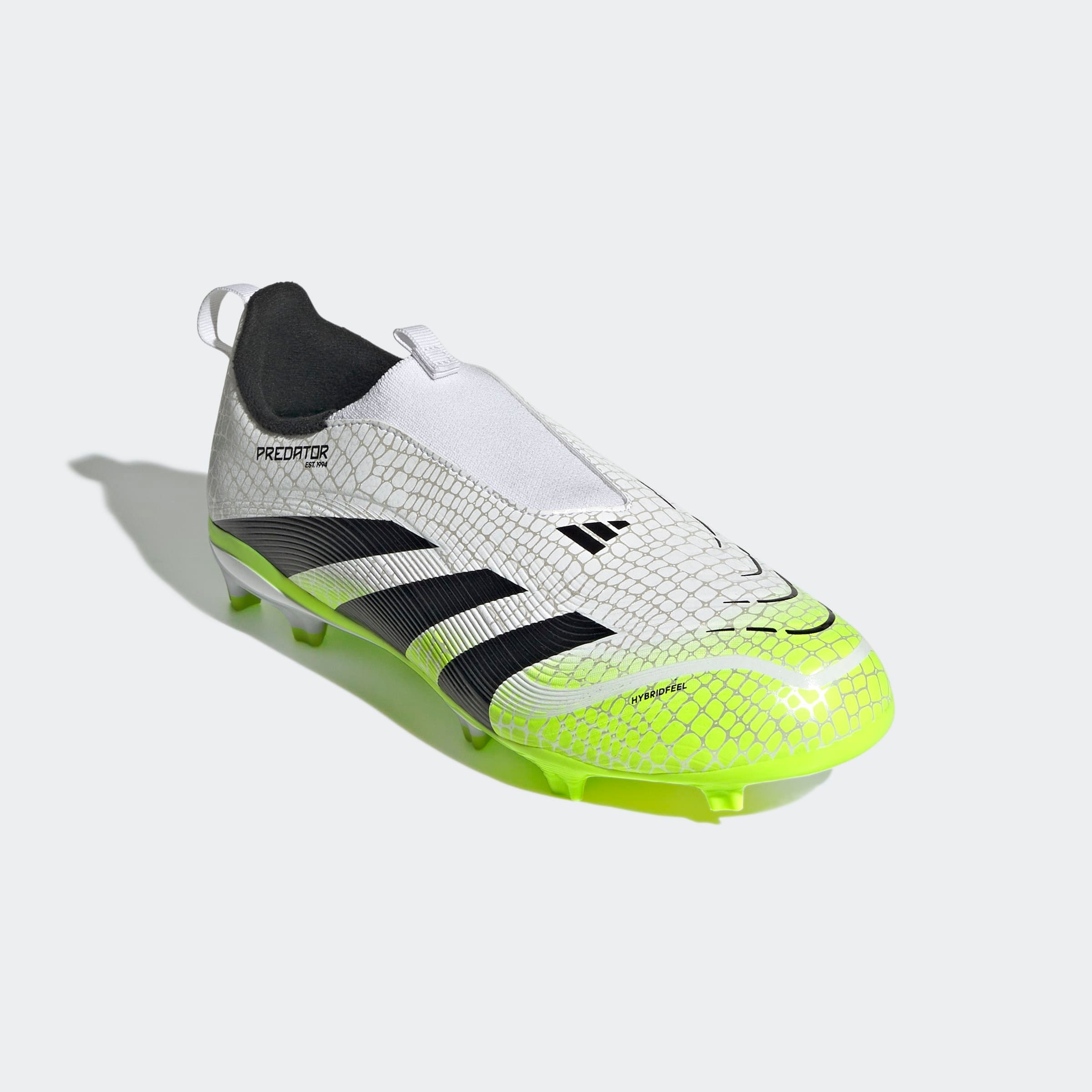 Mädchen Fußballschuh "PREDATOR LEAGUE LACELESS KIDS FG/MG", ADIDAS PERFORMANCE, Gr. 38, bunt, Synthetik, Textil, Schuhe, geeignet für Rasen- und