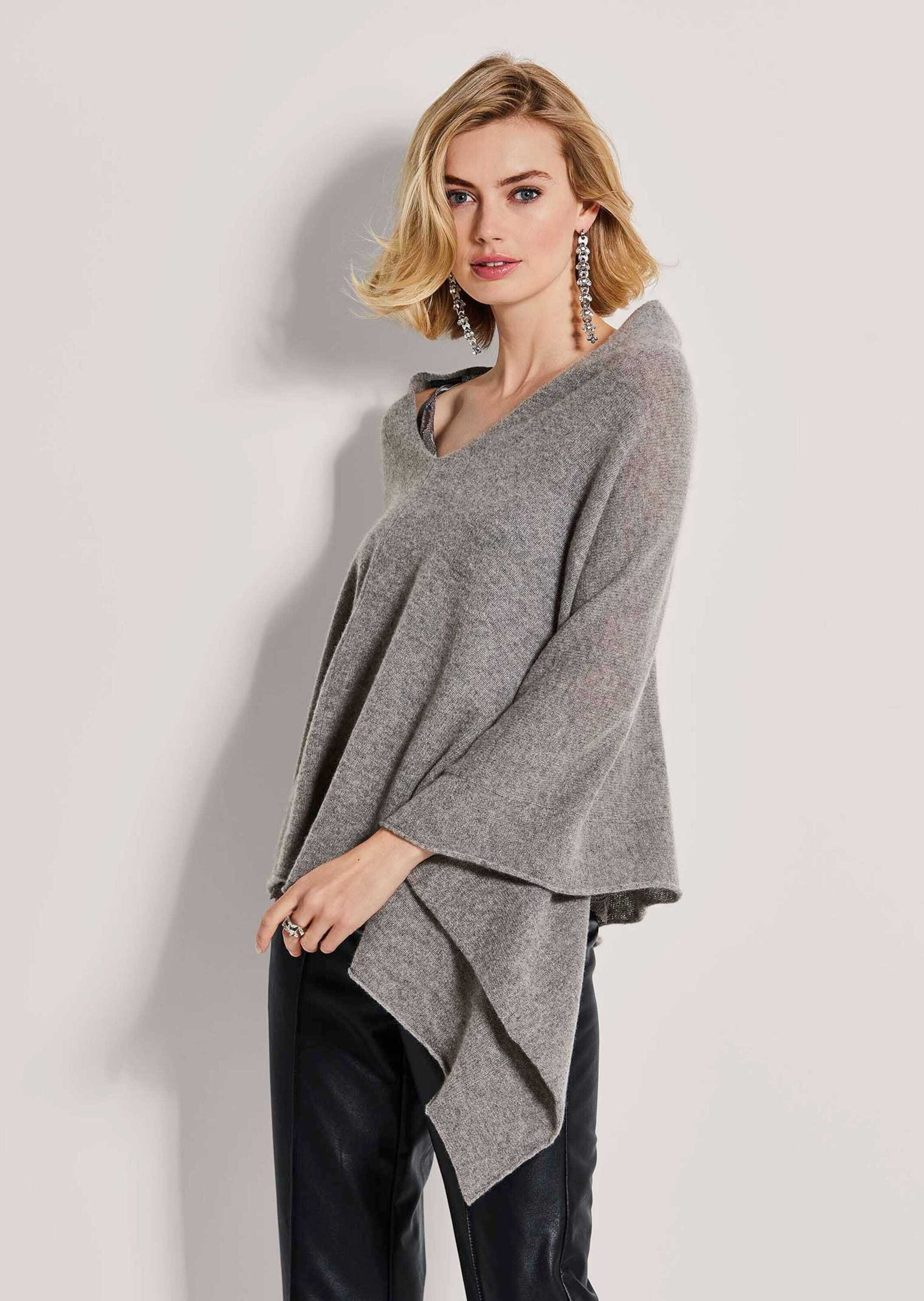 MADELEINE Cape »Kaschmirponcho Elegante Kaschmir-Poncho-Jacke«