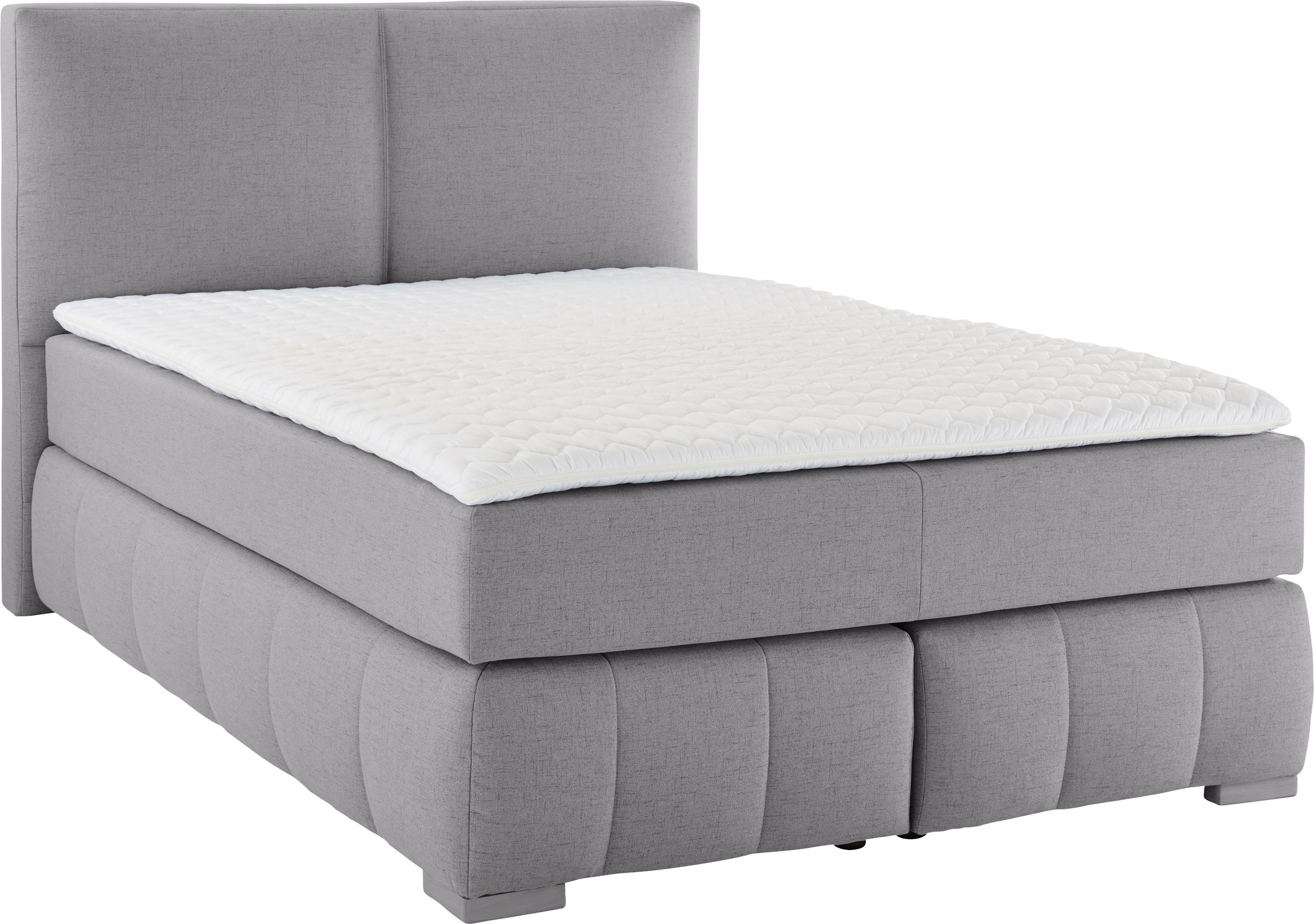 Home affaire Boxspringbett "Wehma" inkl. Topper in 3 verschiedenen Matratze günstig online kaufen