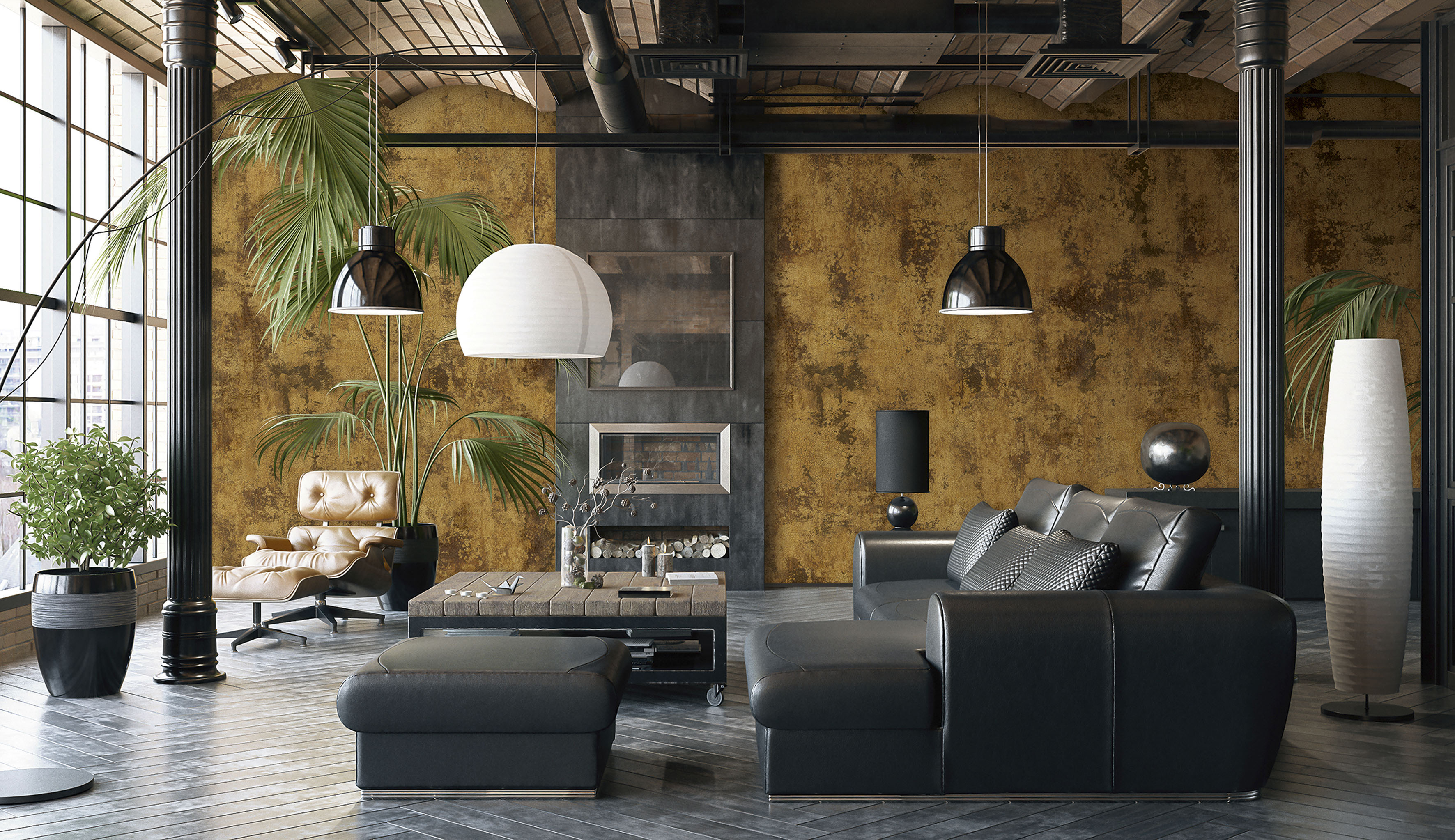 Marburg Fototapete "Ornella" matt glatt moderne Tapete für Wohnzimmer Schlafzimmer Küche