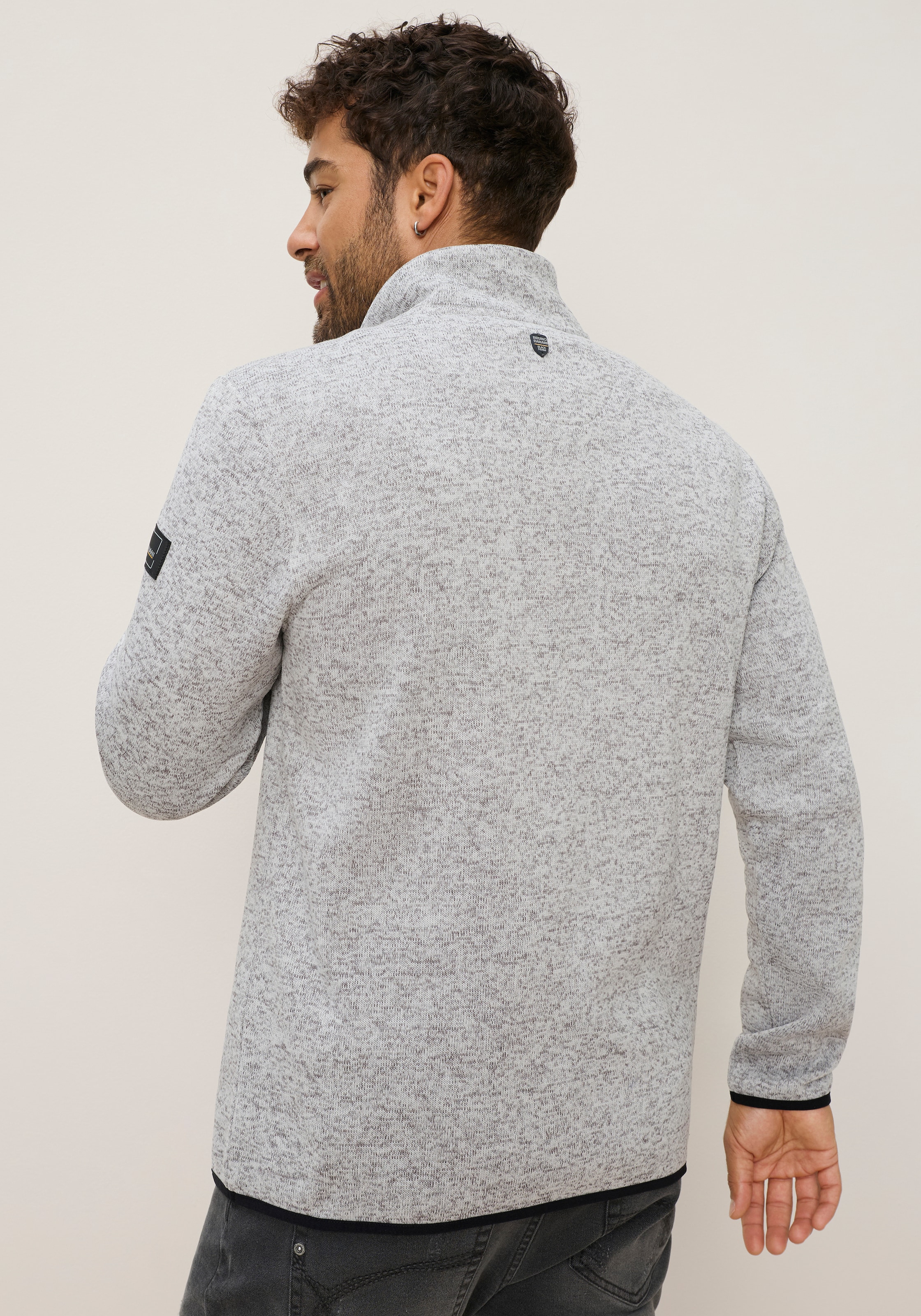Bruno Banani Fleecepullover , mit hochschließendem Kragen und Reißverschluss, auch in großen Größen
