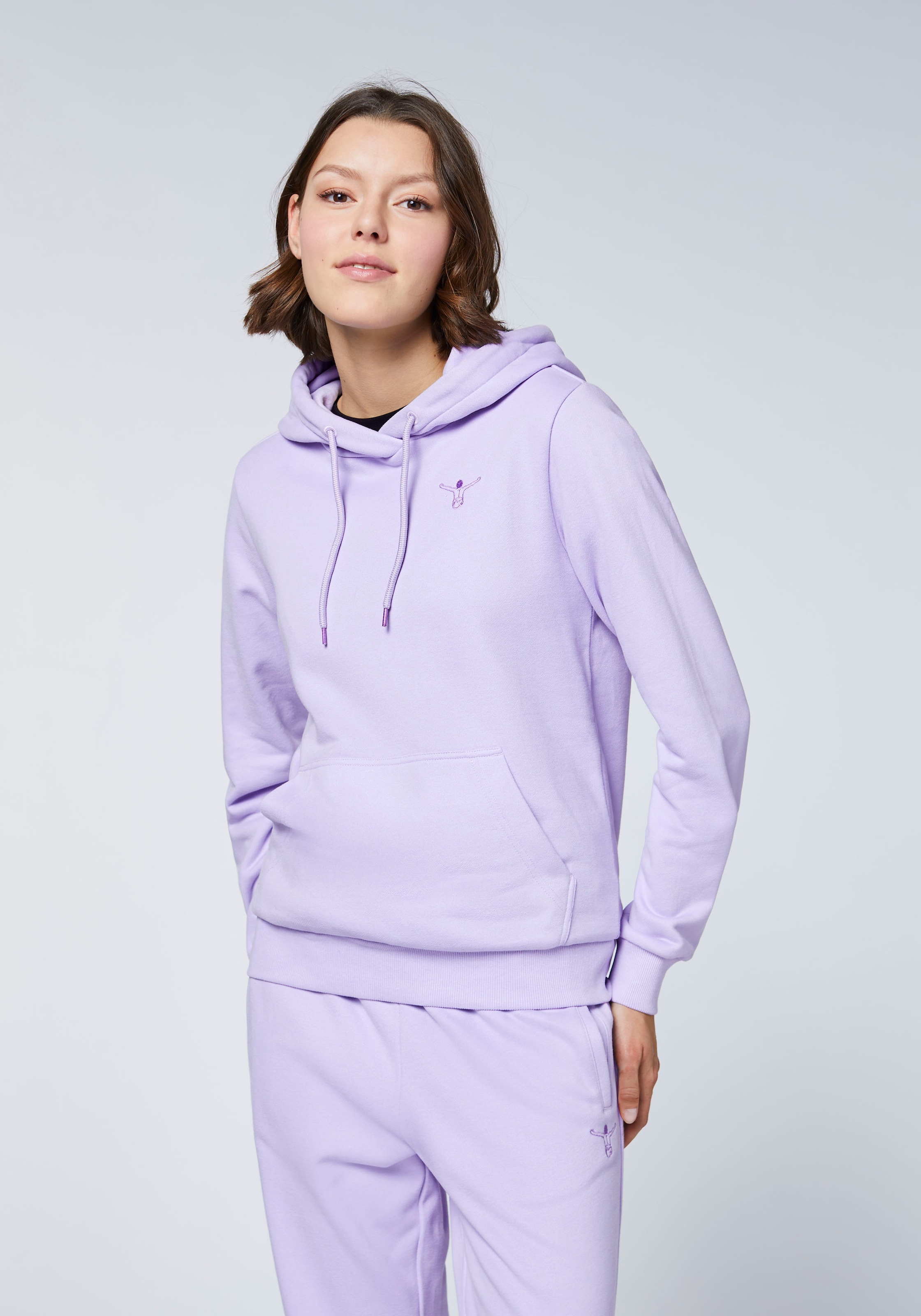 Chiemsee Kapuzensweatshirt , - mit gro&szlig;em, tonalen Logo Rubber Print auf dem R&uuml;cken<br/>
