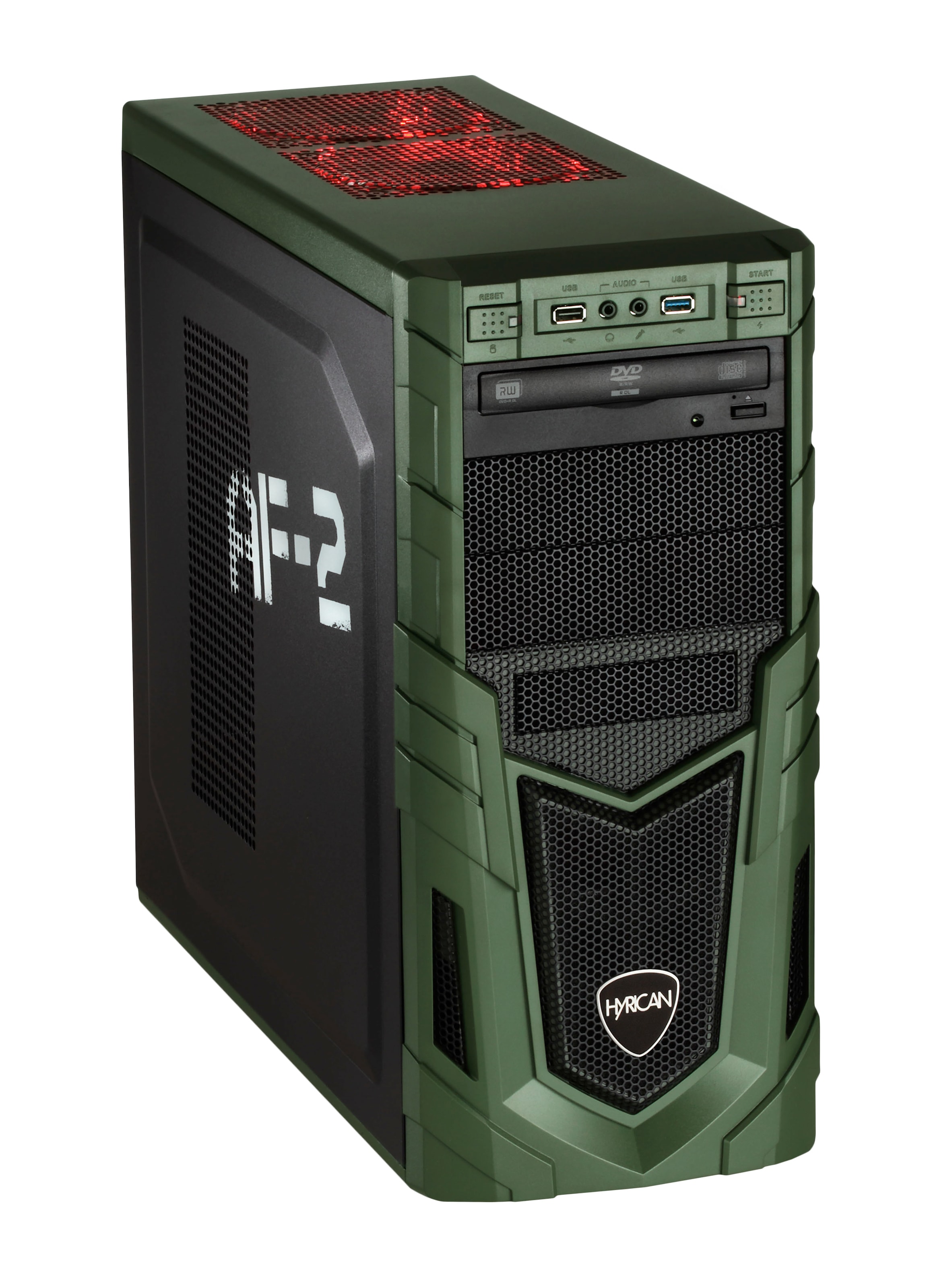 Hyrican Gaming-PC-Komplettsystem »Military SET02093«, inklusive 24" Monitor Philips 241V8LA/00