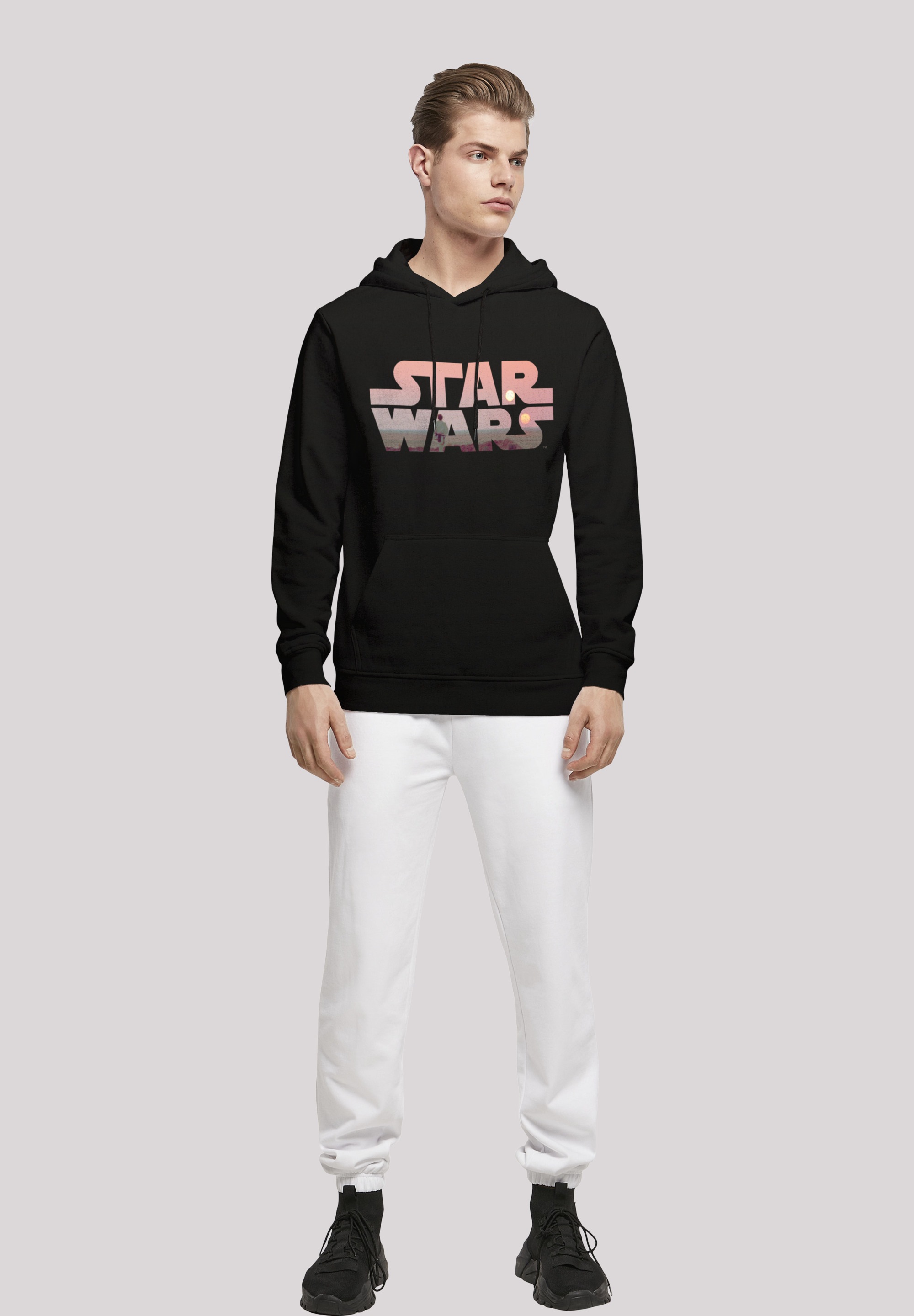 F4NT4STIC Rundhalspullover »F4NT4STIC Herren Star Wars Tatooine Logo with Basic Hoody«, (1 tlg.)