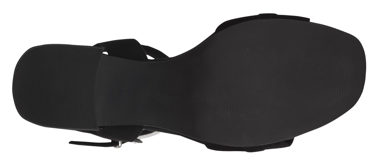 MARCO TOZZI by GMK Sandalette, Blockabsatz, Riemchensandale, Abendschuh mit Feel Me-Ausstattung