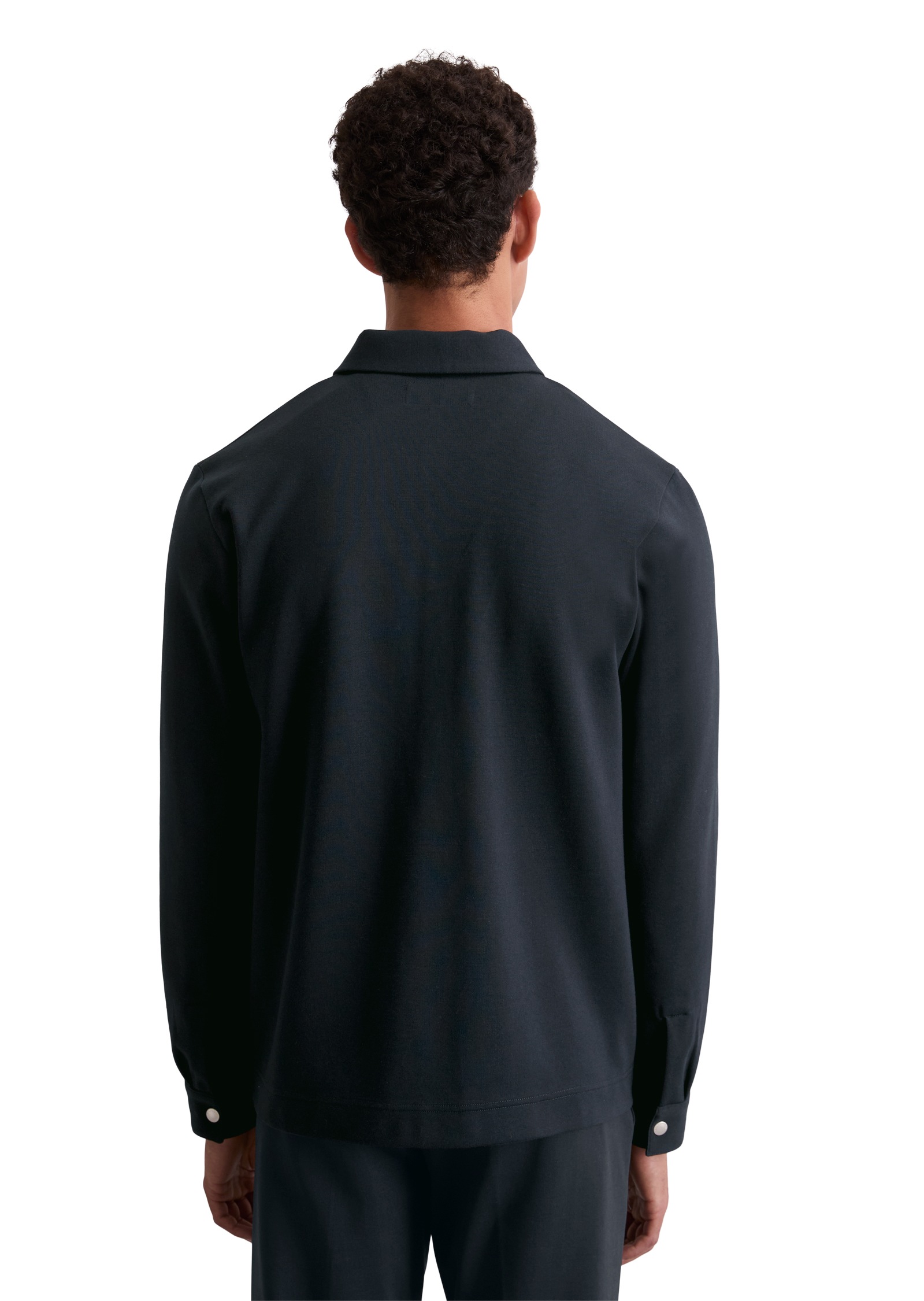 Marc OPolo Hemdjacke, ohne Kapuze, Sweat-Overshirt regular fit aus Bio-Baum günstig online kaufen
