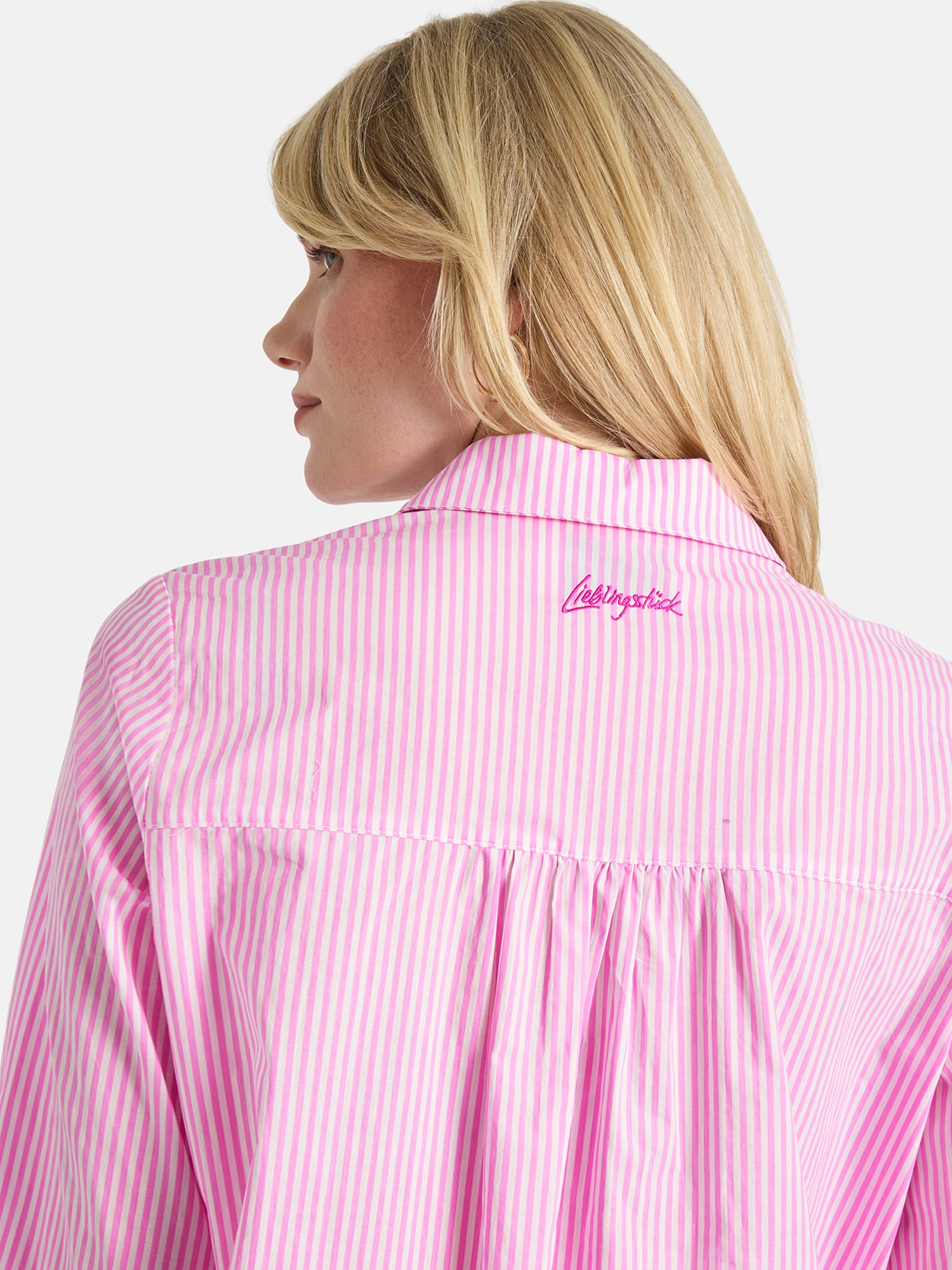 Lieblingsstück Klassische Bluse »RaccaliL« aus 100% Baumwolle