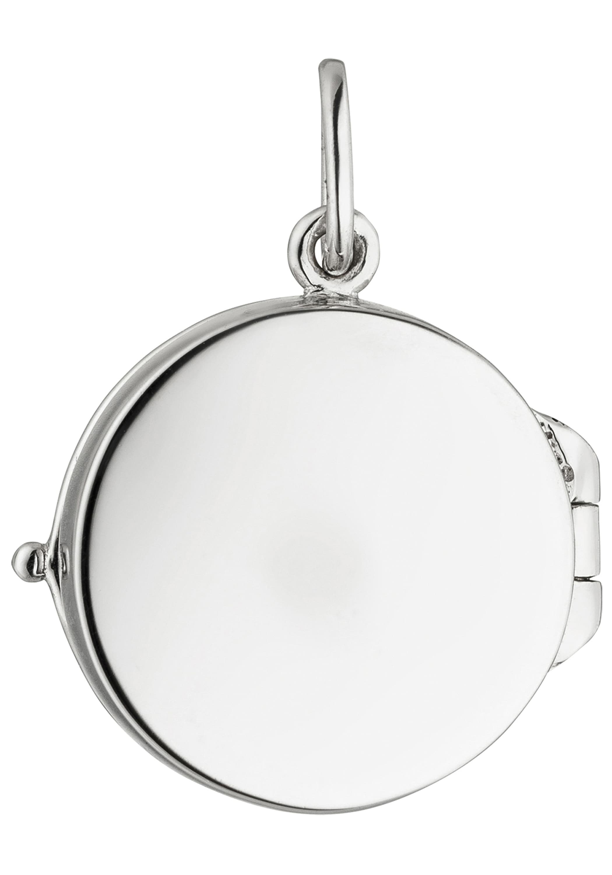 JOBO Medallionanhänger »Kleines Medaillon Blume rund 19 mm« ()  925 Silber für 1 Foto