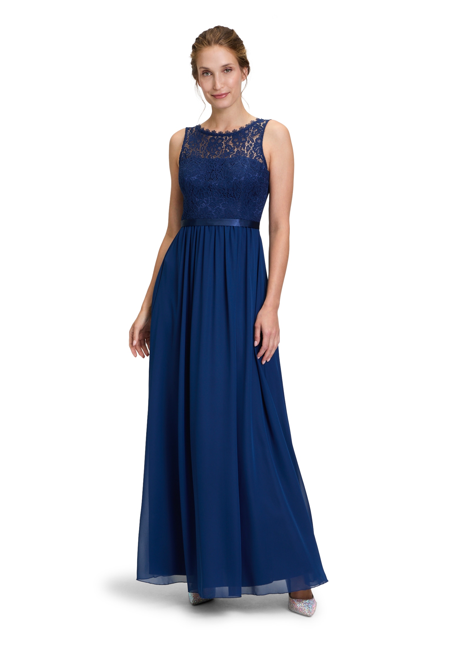 Vera Mont Cocktailkleid "Vera Mont Cocktailkleid mit Spitze", Bogenkante