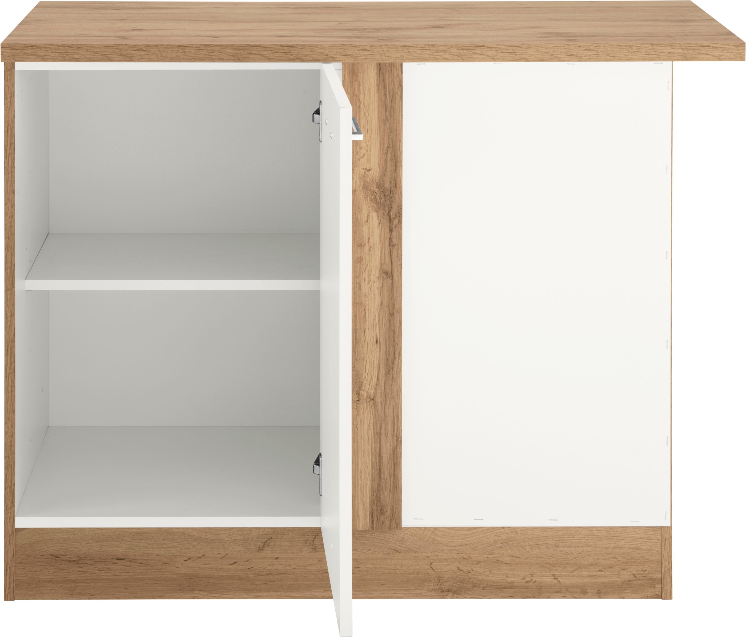 KOCHSTATION Eckunterschrank »KS-Colmar«, 110 cm, mit Metallgriff