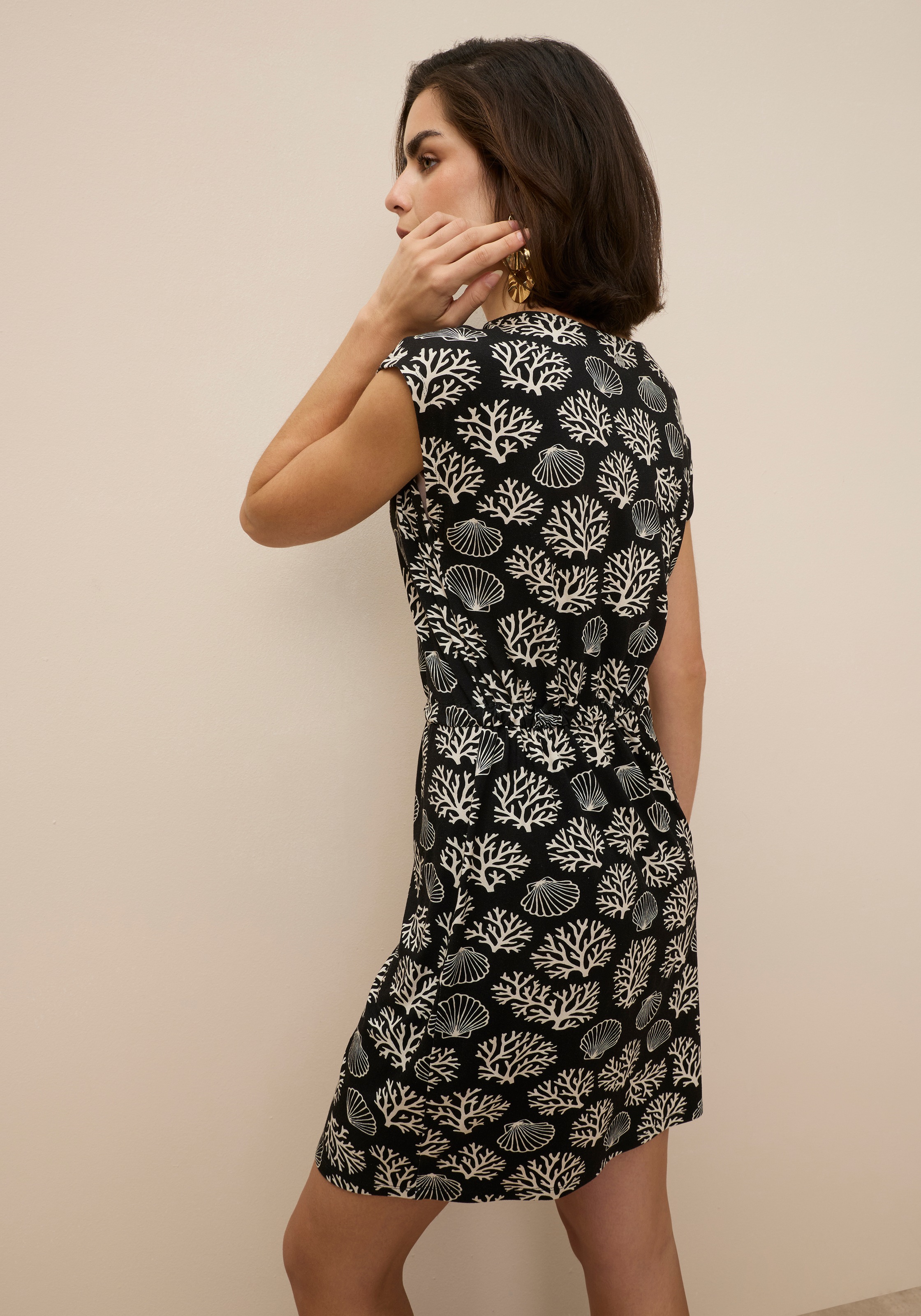 Thumbnail - Tamaris Jerseykleid aus elastischem Single Jersey, für Frühling und Sommer, Mini-Länge