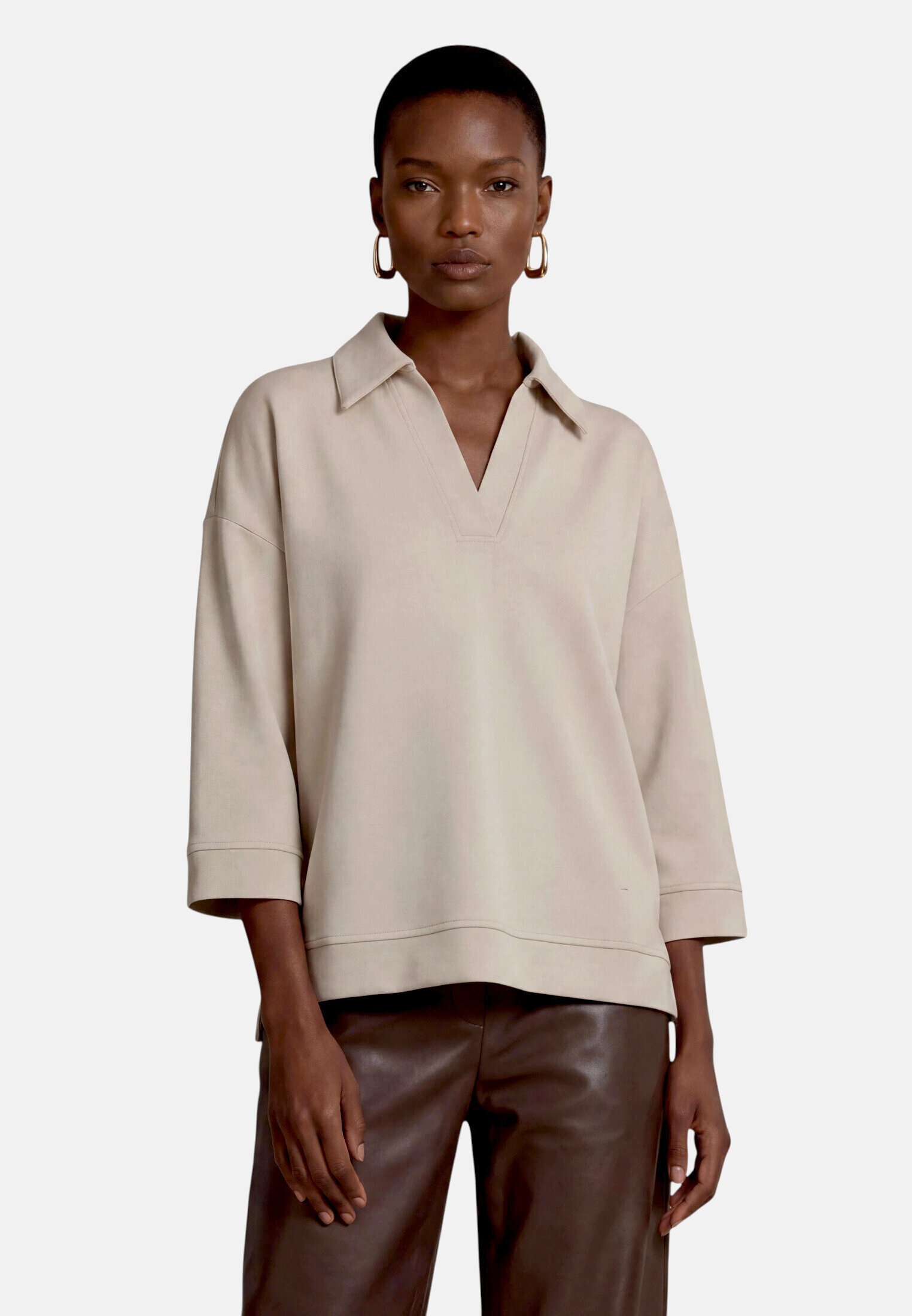 Zero Sweatshirt »Damen unifarben«, Material
