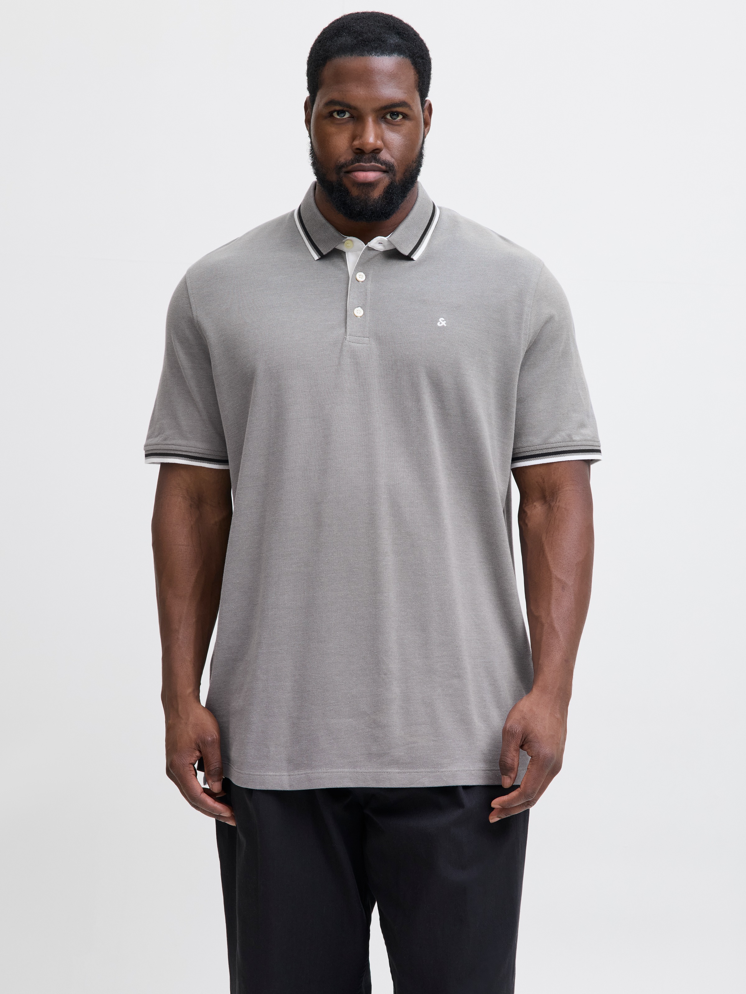 Jack & Jones PlusSize Poloshirt "JJEPAULOS POLO SS NOOS PLS" Baumwolle, reg günstig online kaufen