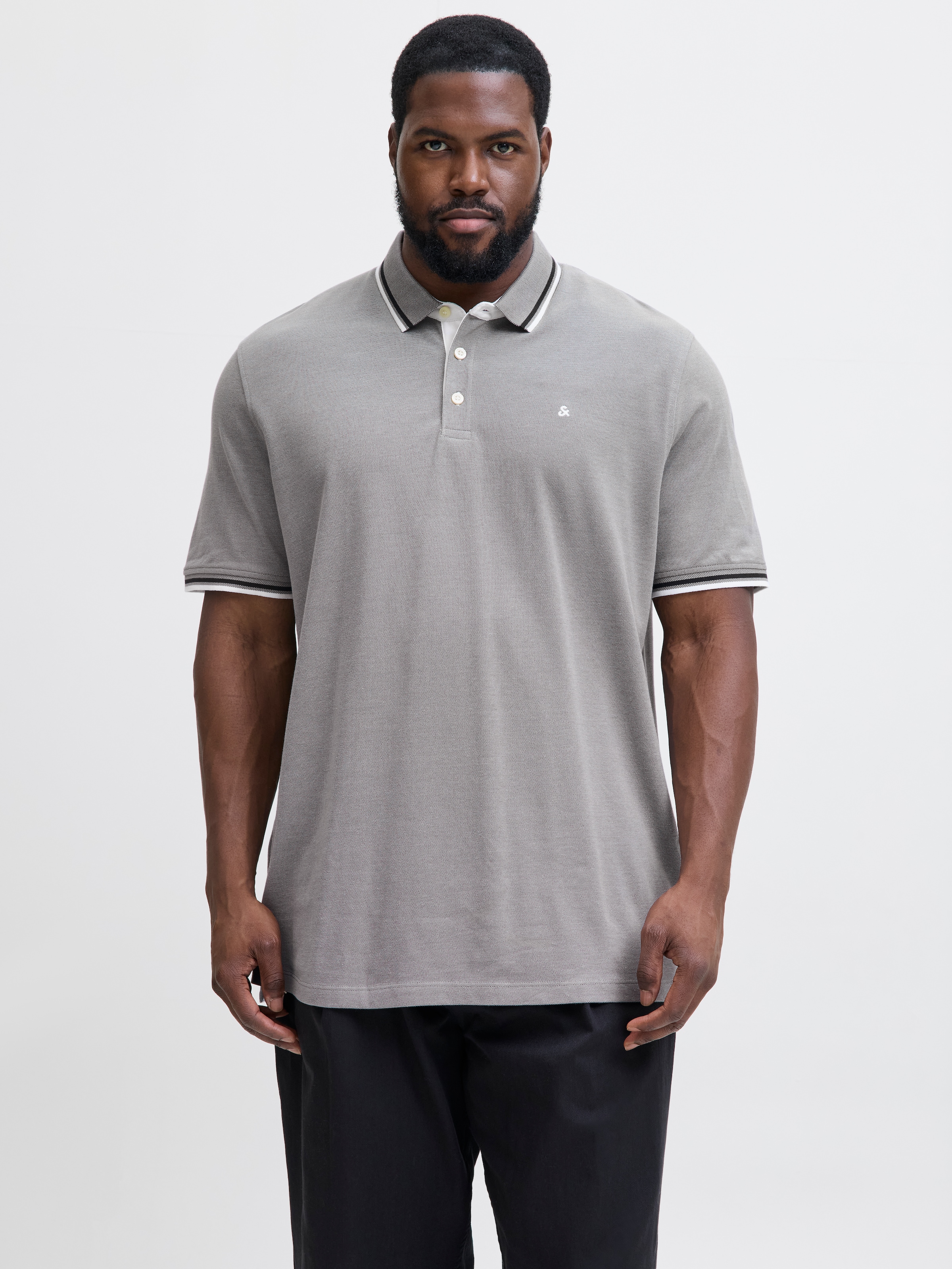 Jack & Jones PlusSize Poloshirt "JJEPAULOS POLO SS NOOS PLS", mit Logo Stic günstig online kaufen