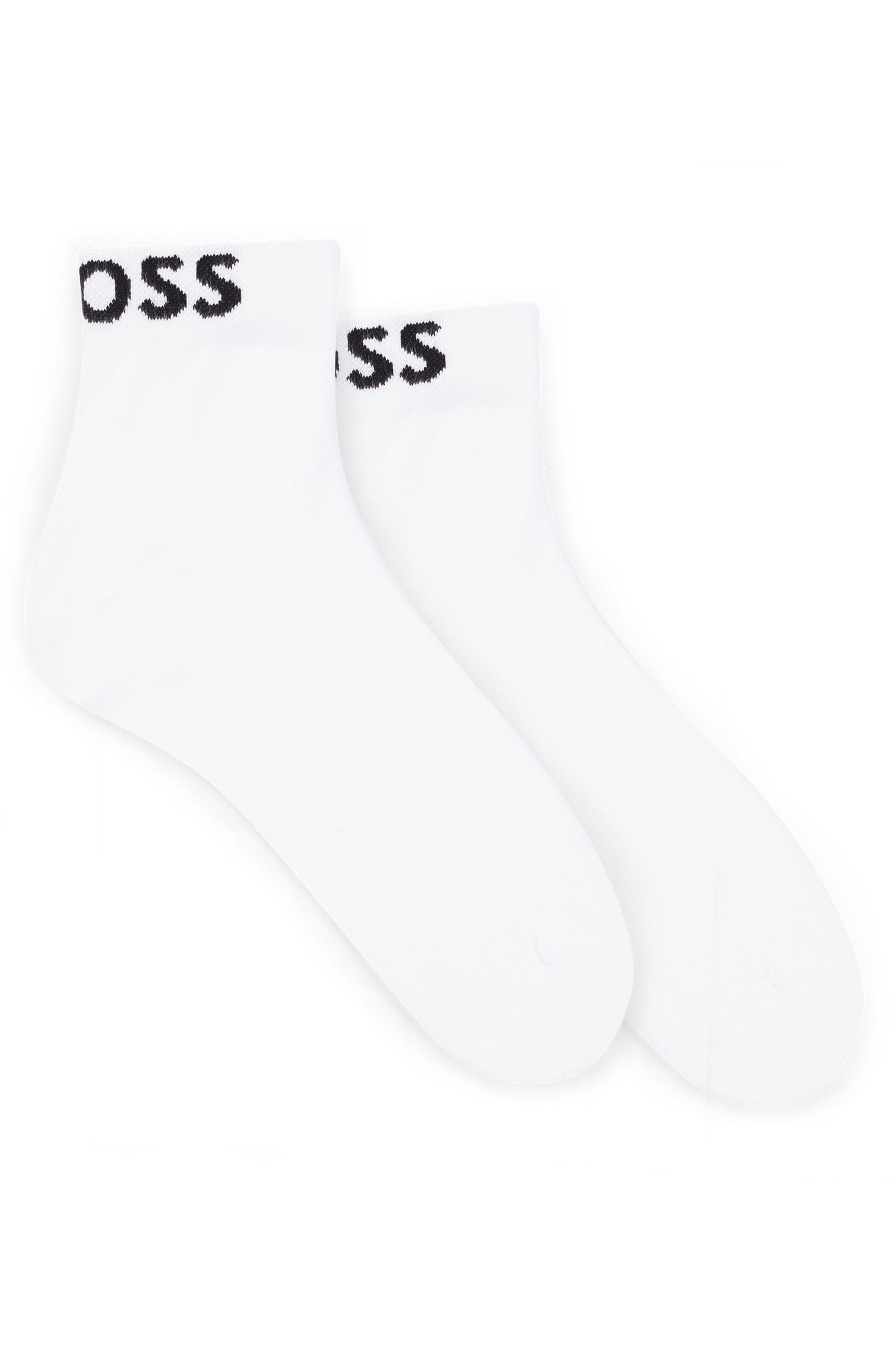 BOSS Freizeitsocken »2P SH Logo CC W« Packung, 2er, 2 Stk. tlg. mit eingestricktem BOSS Logoschriftzug