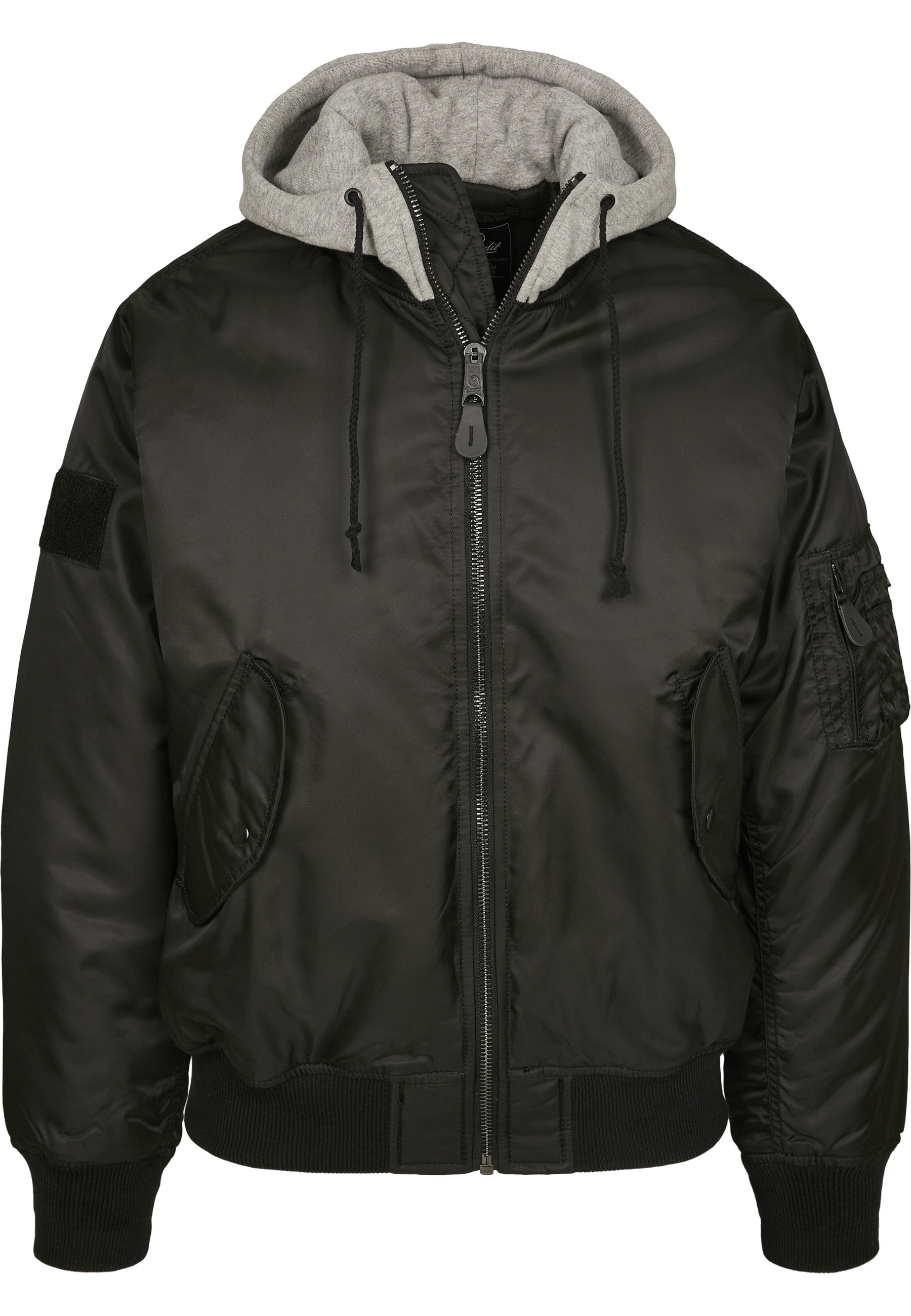 Brandit Anorak »Brandit Herren Hooded MA1 Bomber Jacket« 1 Stk. tlg. mit Kapuze