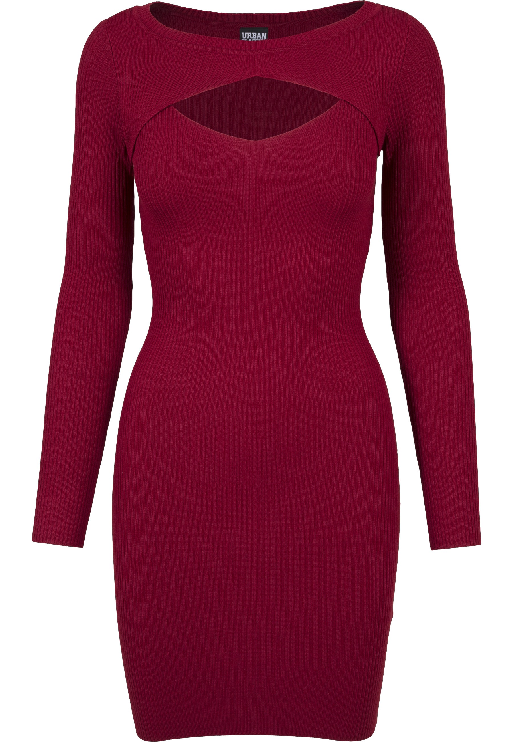 URBAN CLASSICS Shirtkleid "Urban Classics Damen Ladies Cut Out Dress" 1 Stk günstig online kaufen