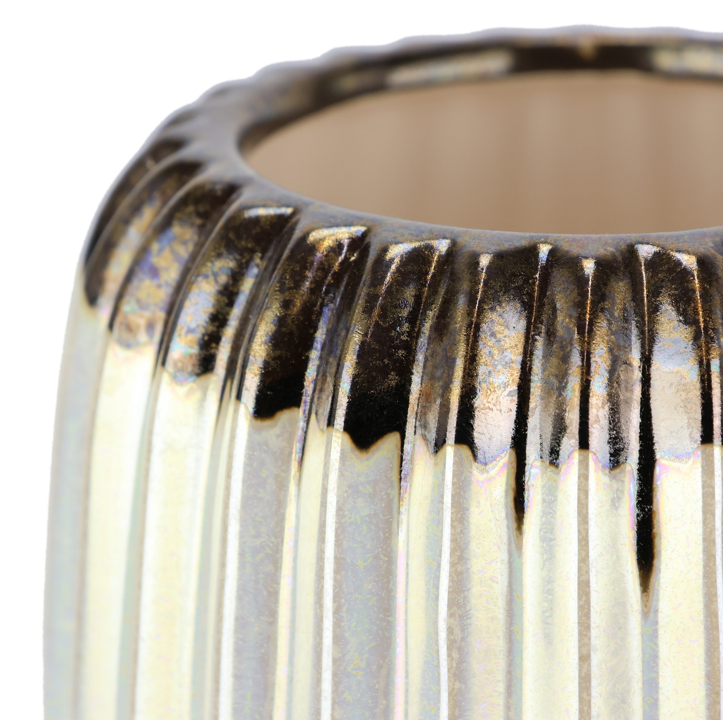 I.GE.A. Dekovase "Vase aus Keramik" Dekovase Blumenvase Modern für Tischdek günstig online kaufen