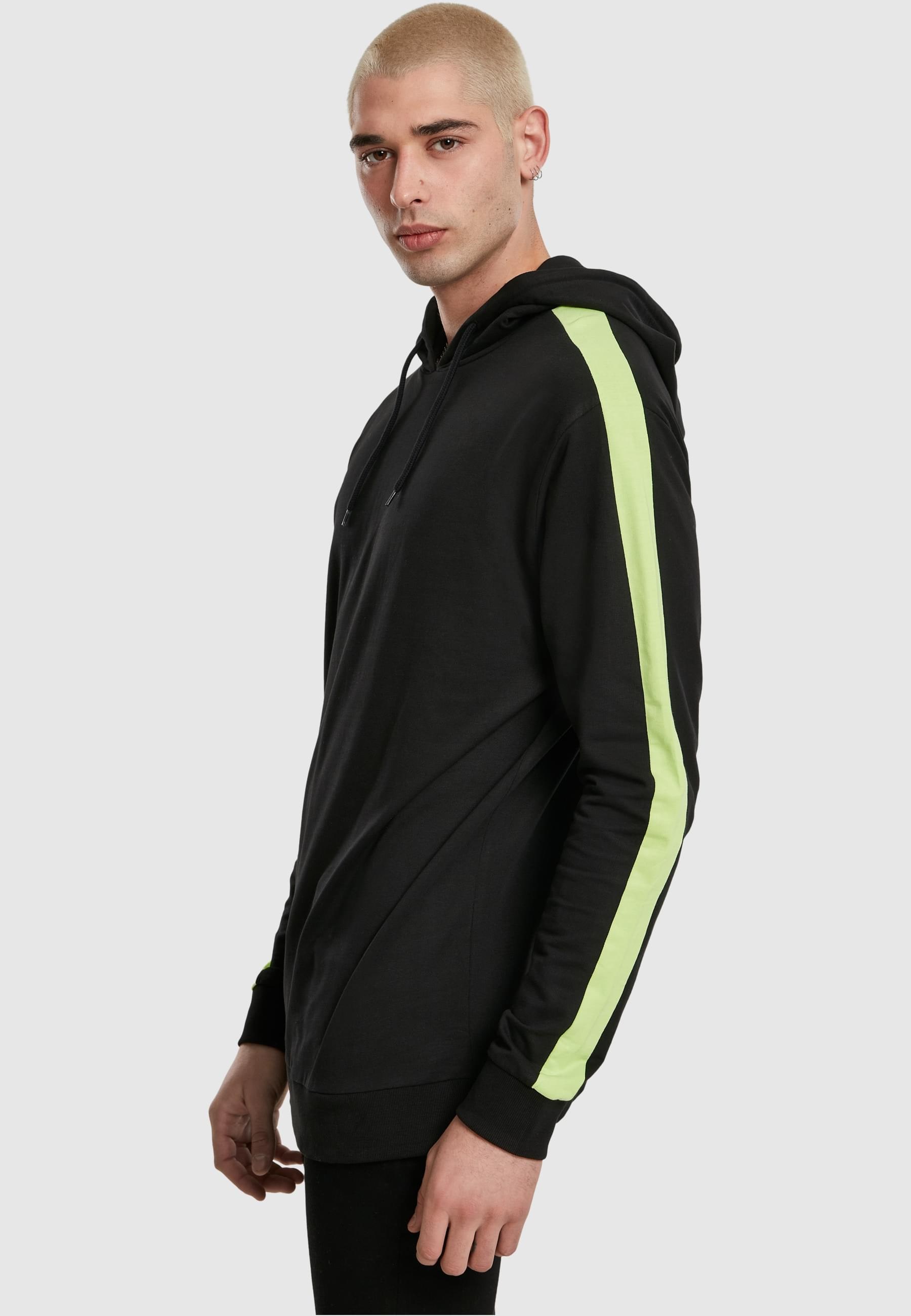 URBAN CLASSICS Sweatshirt »Urban Classics Herren Neon Striped Hoody«, (1 tlg.)