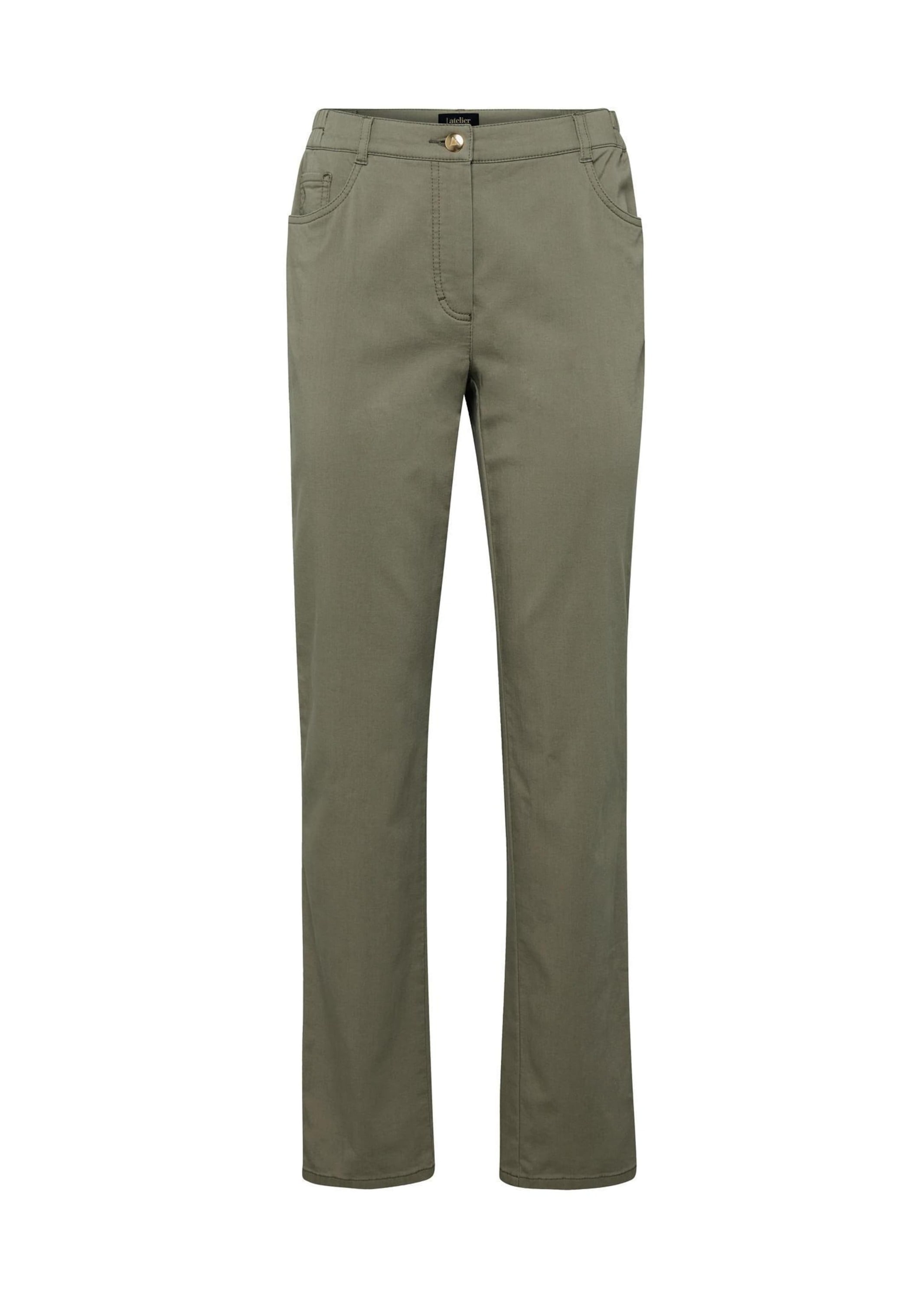 GOLDNER 2-in-1-Hose "Kurzgröße Baumwollhose mit Teildehnbund" Ohne