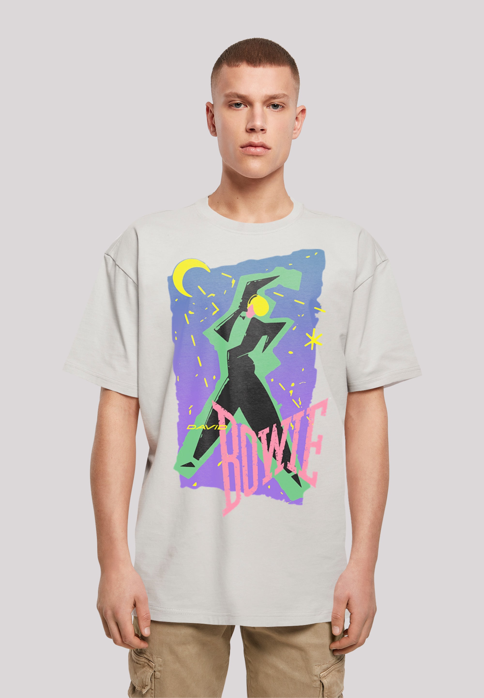 F4NT4STIC T-Shirt "David Bowie Rock Music Band Moonlight Dance", Print günstig online kaufen