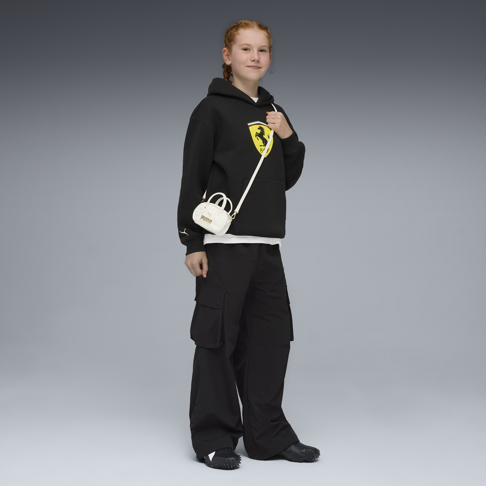 PUMA Kapuzenpullover »Scuderia Ferrari Coloured Shield Hoodie Jugendliche«