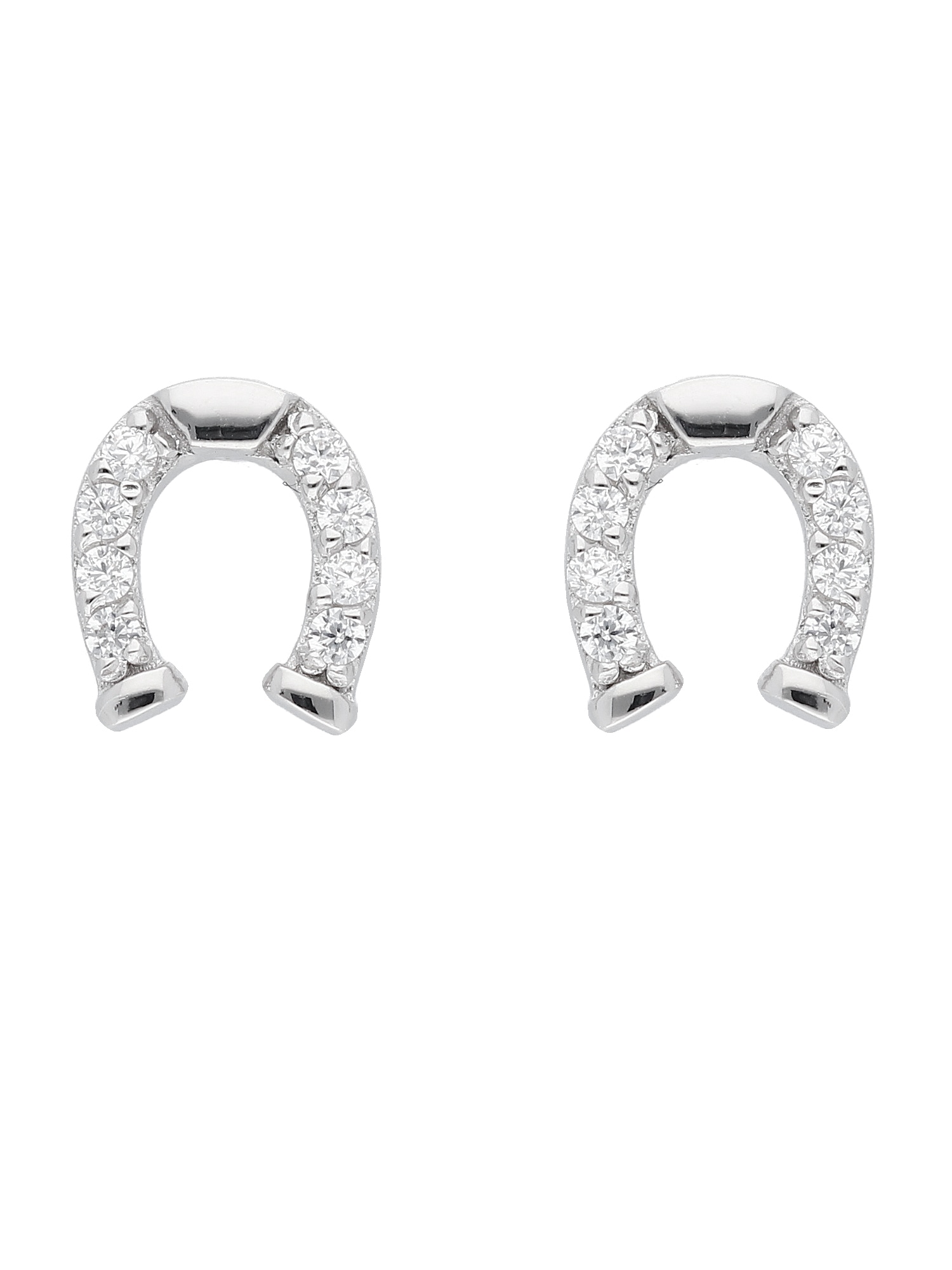 Adelia´s Paar Ohrhänger »925 Silber Ohrringe Ohrstecker Hufeisen«, mit  Zirkonia Silberschmuck für Damen bestellen | BAUR