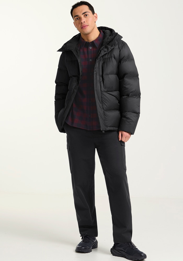 Jack Wolfskin Daunenjacke »ICY HILL JKT M RDS«, mit Kapuze