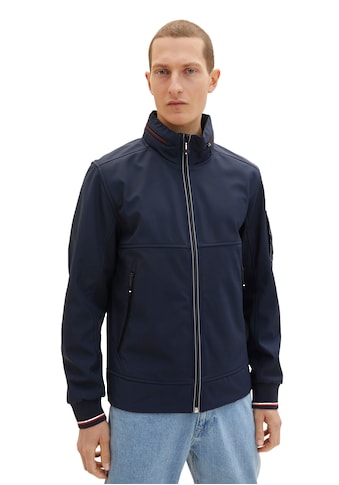 TOM TAILOR Softshelljacke su Logo-Badge ant Ärmel...