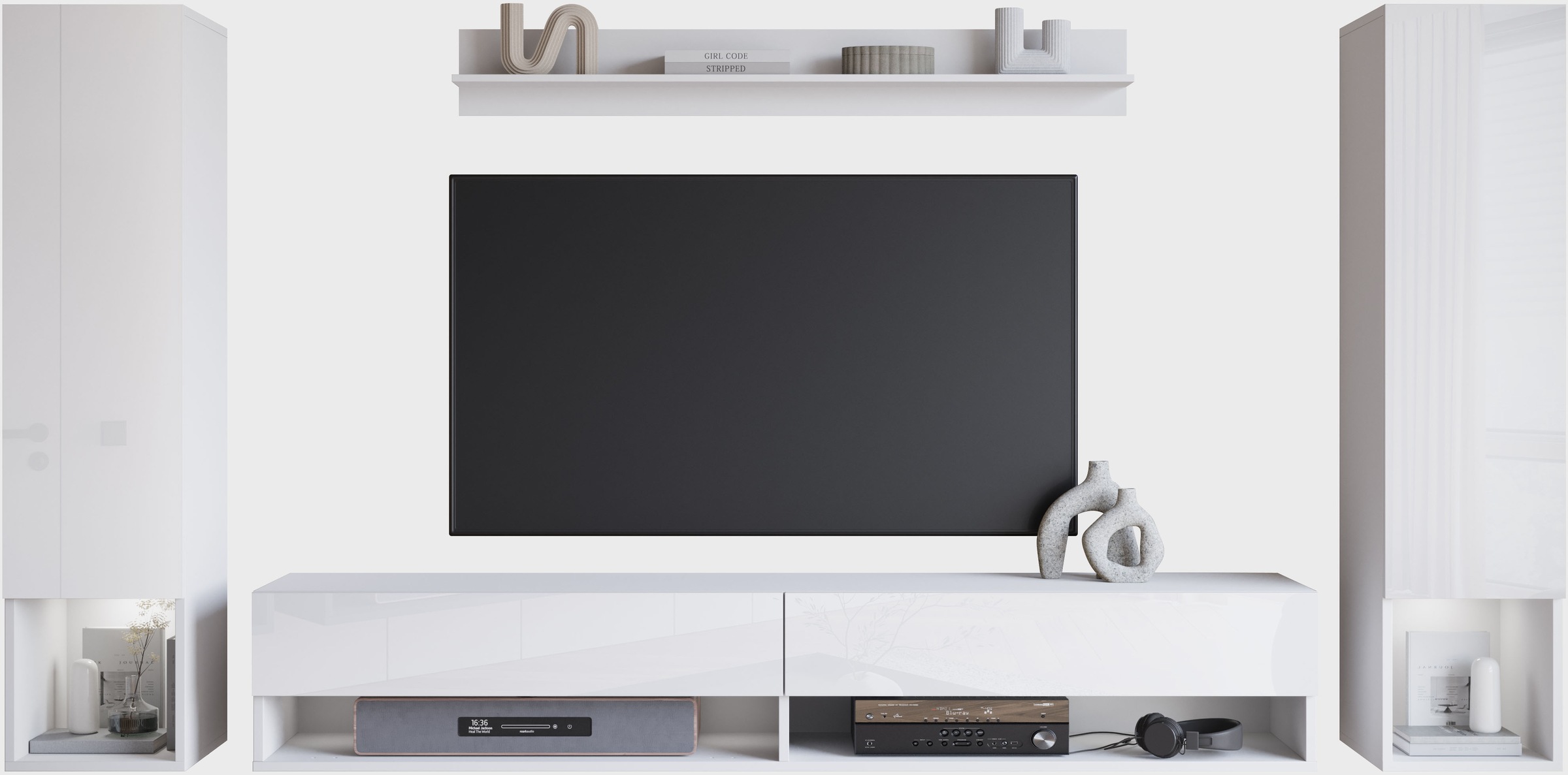 Thumbnail - INOSIGN Wohnwand "AMADEO II" Komplett-Set, 4 Stk. tlg.