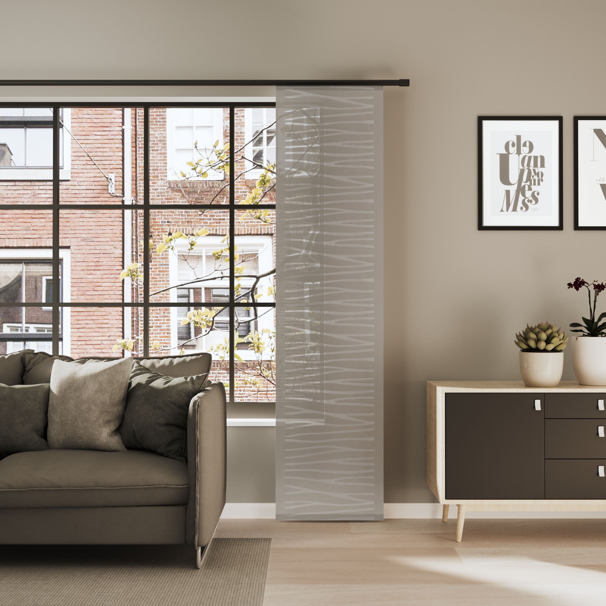 Neutex for you Schiebegardine "CIAO" Paneelwagen 1 Stk. tlg. Buntweber mit günstig online kaufen