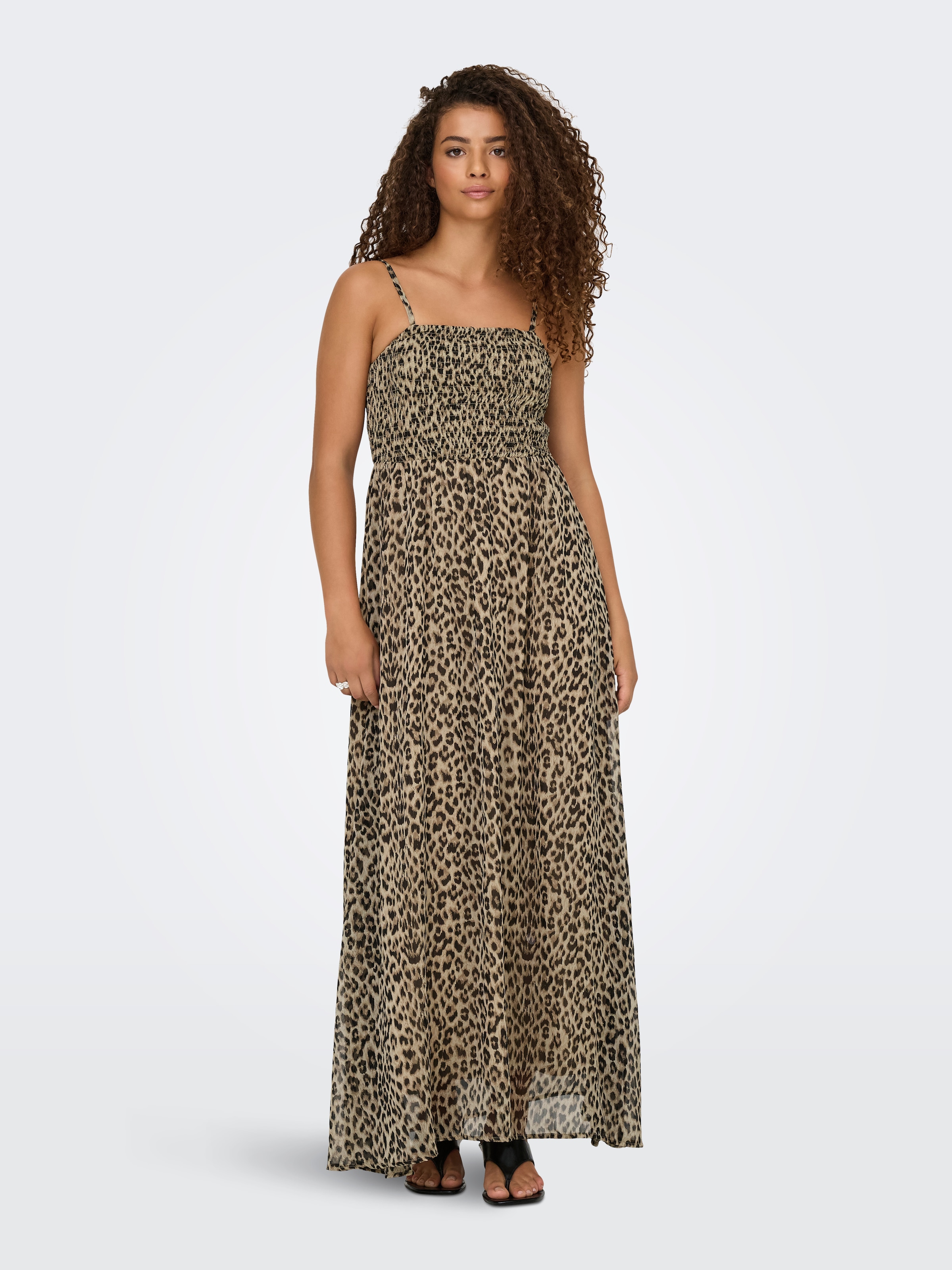 ONLY Maxikleid "ONLELENA VIKKI LIFE STRAP ANK DRESS WVN" günstig online kaufen