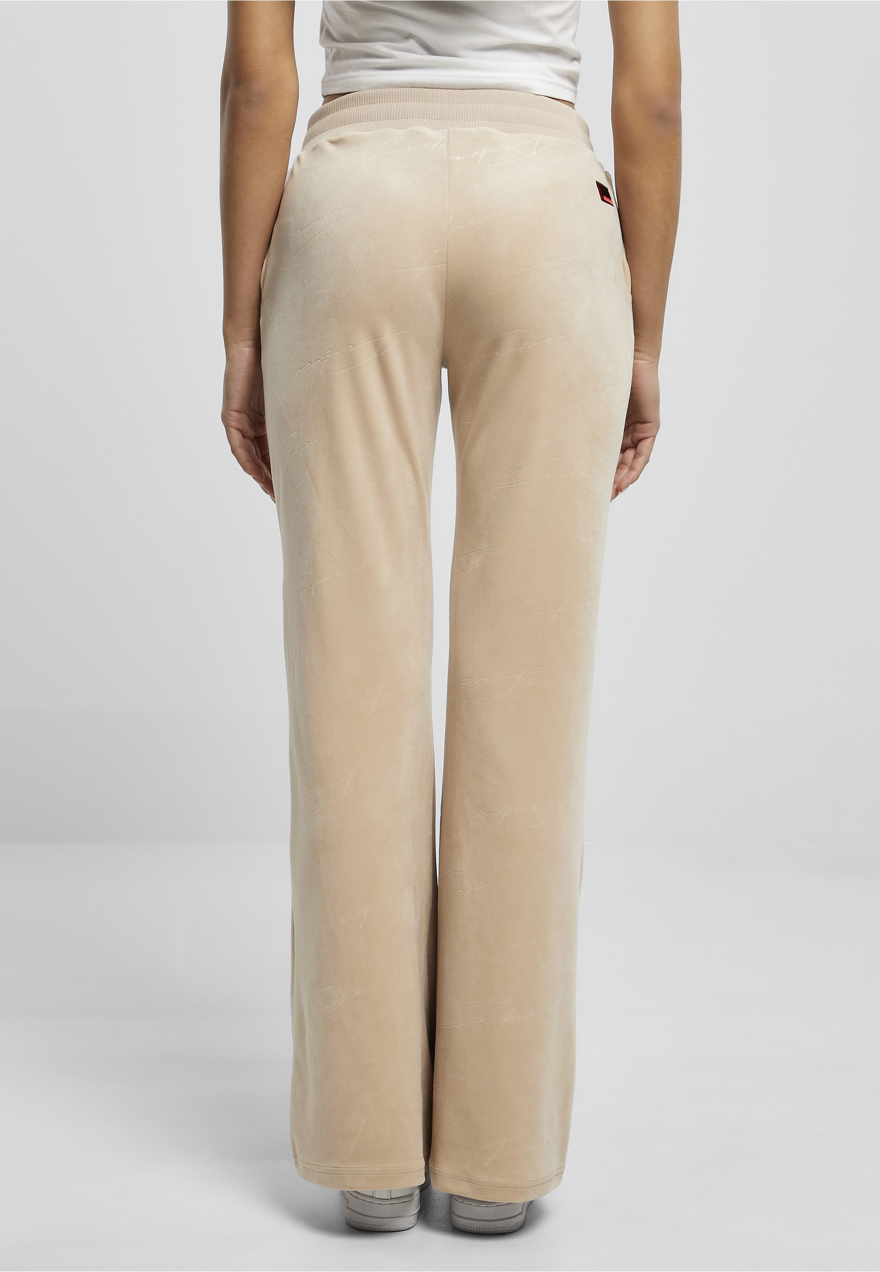 Fubu Stoffhose »Fubu Damen FW231-015-1 FUBU Signature Allover Velour Pants«