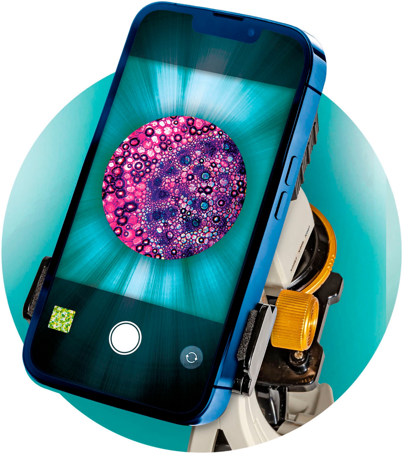 Clementoni® Experimentierkasten »Galileo, Mein Mikroskop Deluxe«