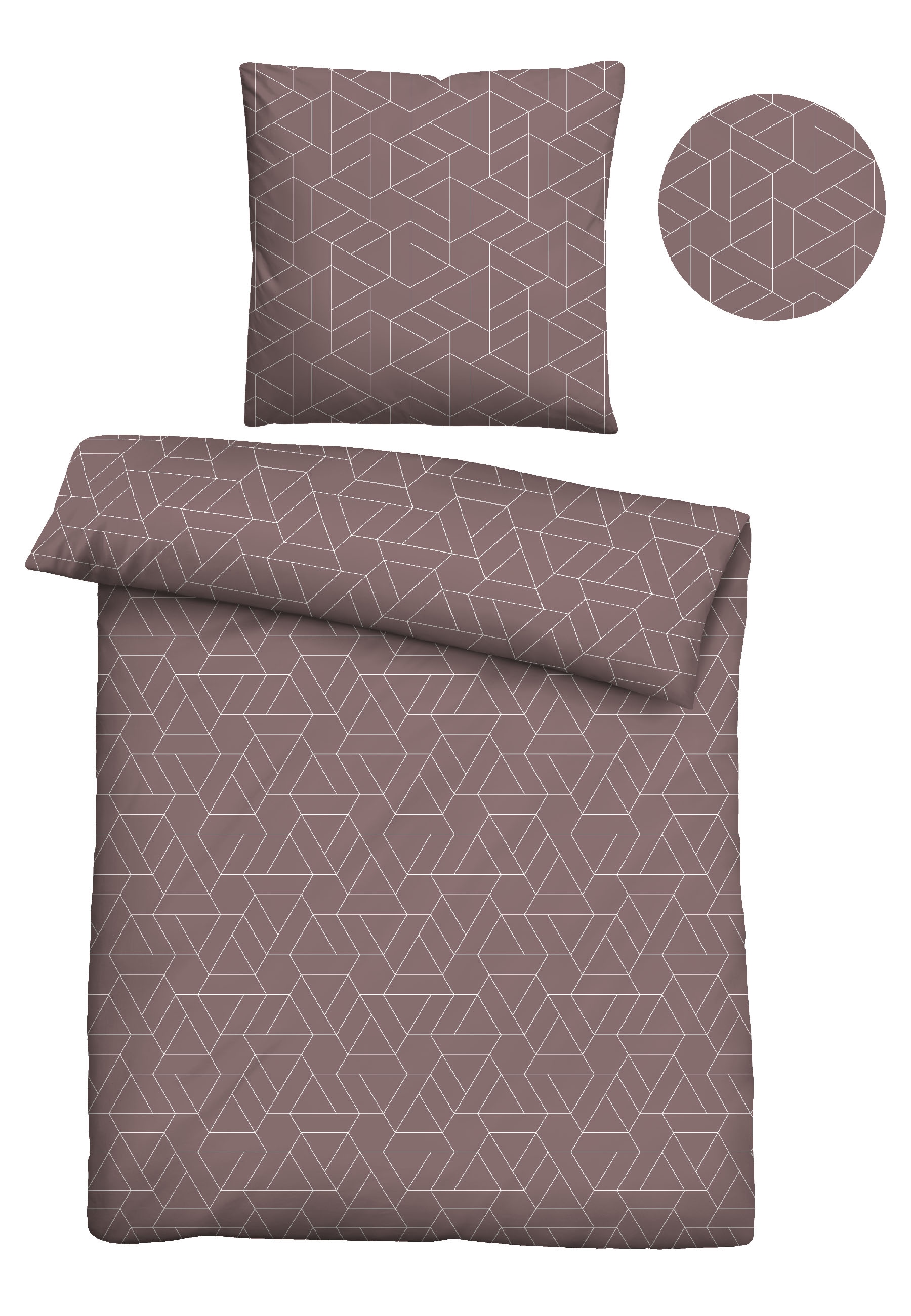 Castell - Markenbettwäsche Bettwäsche "0351104" 2 Stk. tlg. Poly-Cotton, wo günstig online kaufen