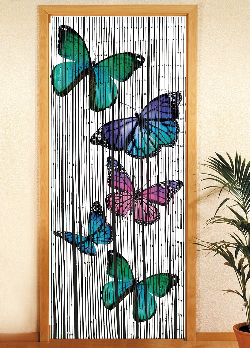 WENKO Türvorhang Hakenaufhängung 1 Stk. tlg. BxH: 90x200 cm günstig online kaufen