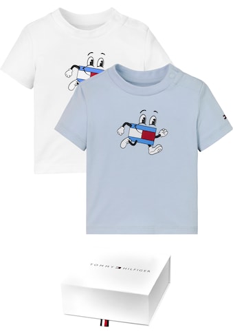 TOMMY HILFIGER Marškinėliai »BABY FLAG TEE 2 PACK GIF...