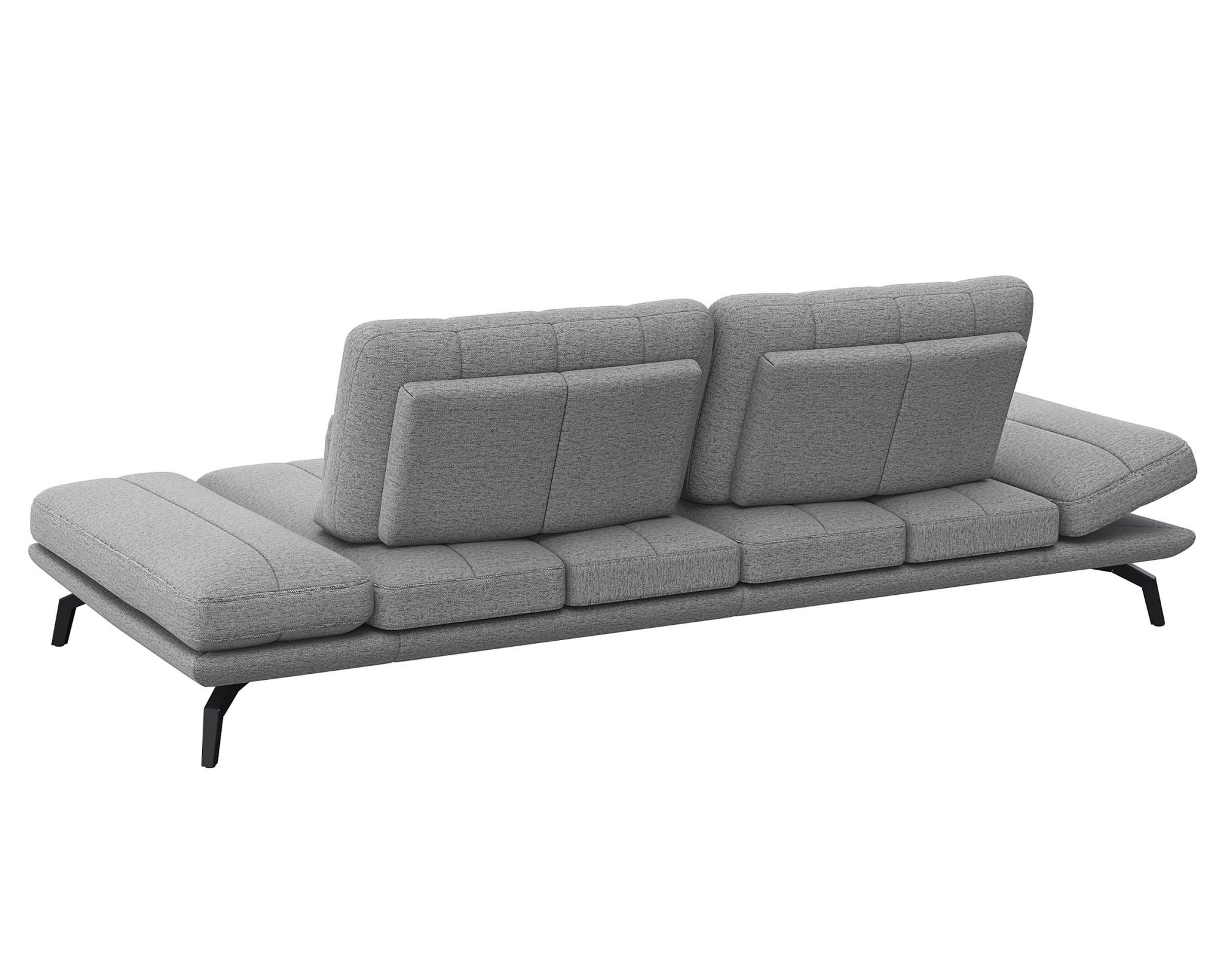 FLEXLUX 3-Sitzer »Tropea Funktionssofa, Designsofa, Relaxfunktion, TV-Couch,«, mit Armteilverstellung sowie Sitztiefenverstellung, Breite 252 cm
