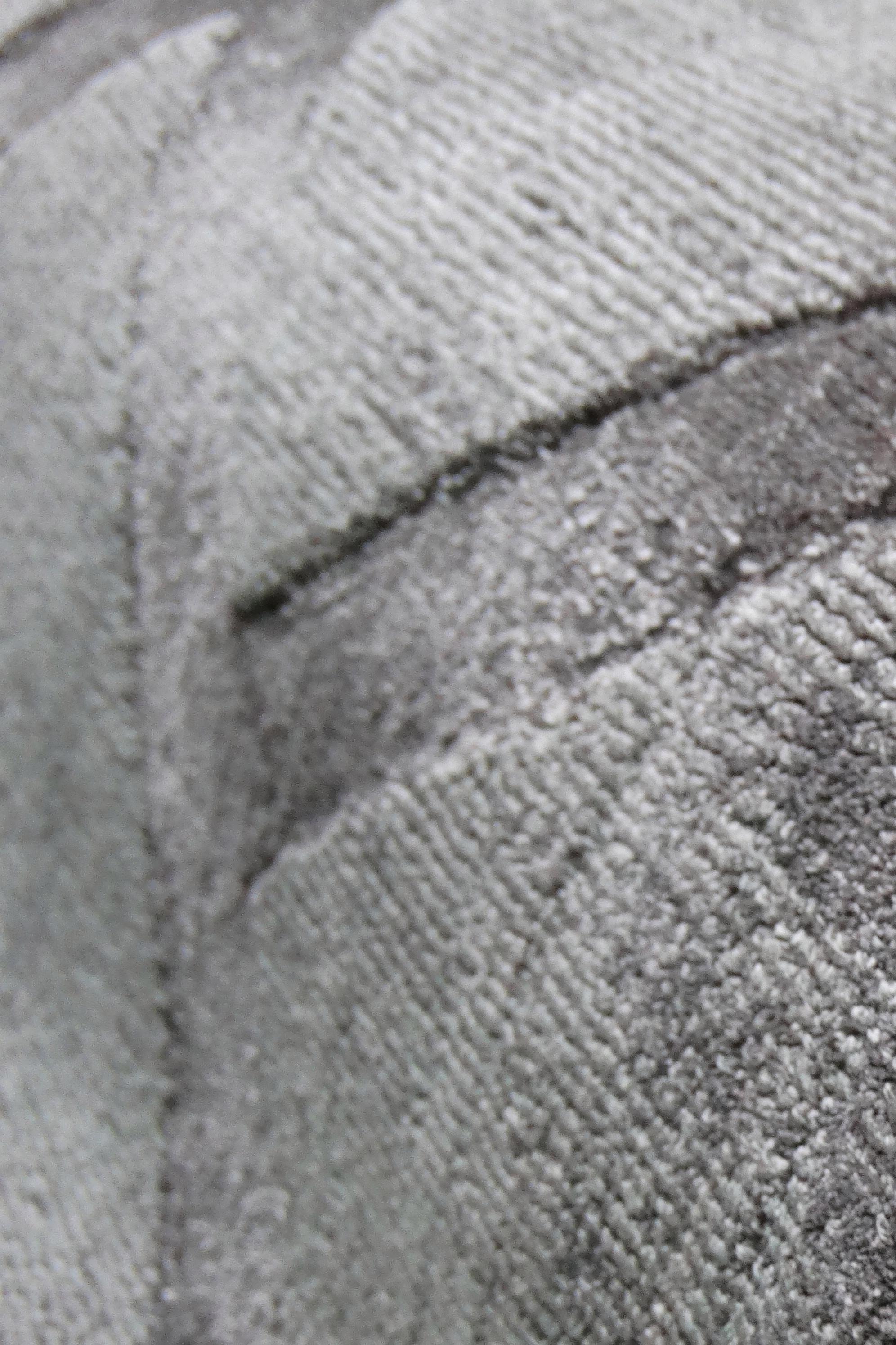 Teppich KAYOOM "Luxury 310" Gr. 2, grau (anthrazit), B:80cm H:13mm L:150cm, Viskose, Teppiche, Teppich, Wohnzimmer 3