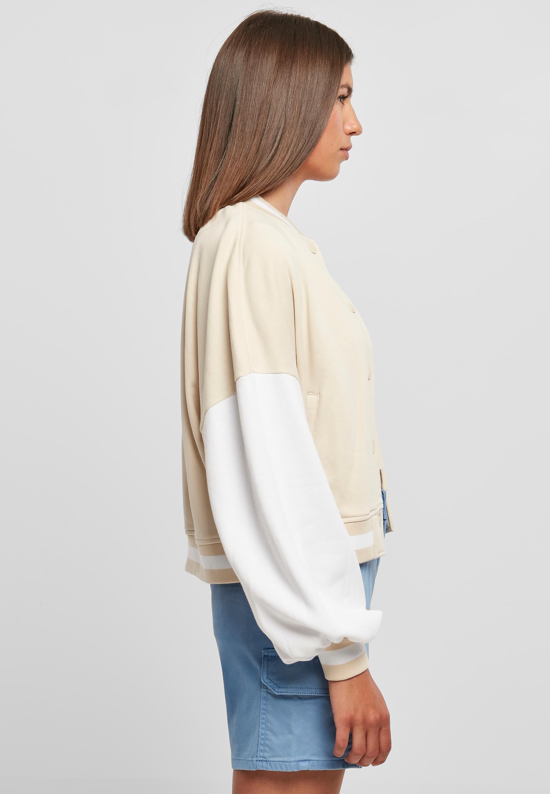 URBAN CLASSICS Collegejacke »Urban Classics Damen«, (1 St.), ohne Kapuze