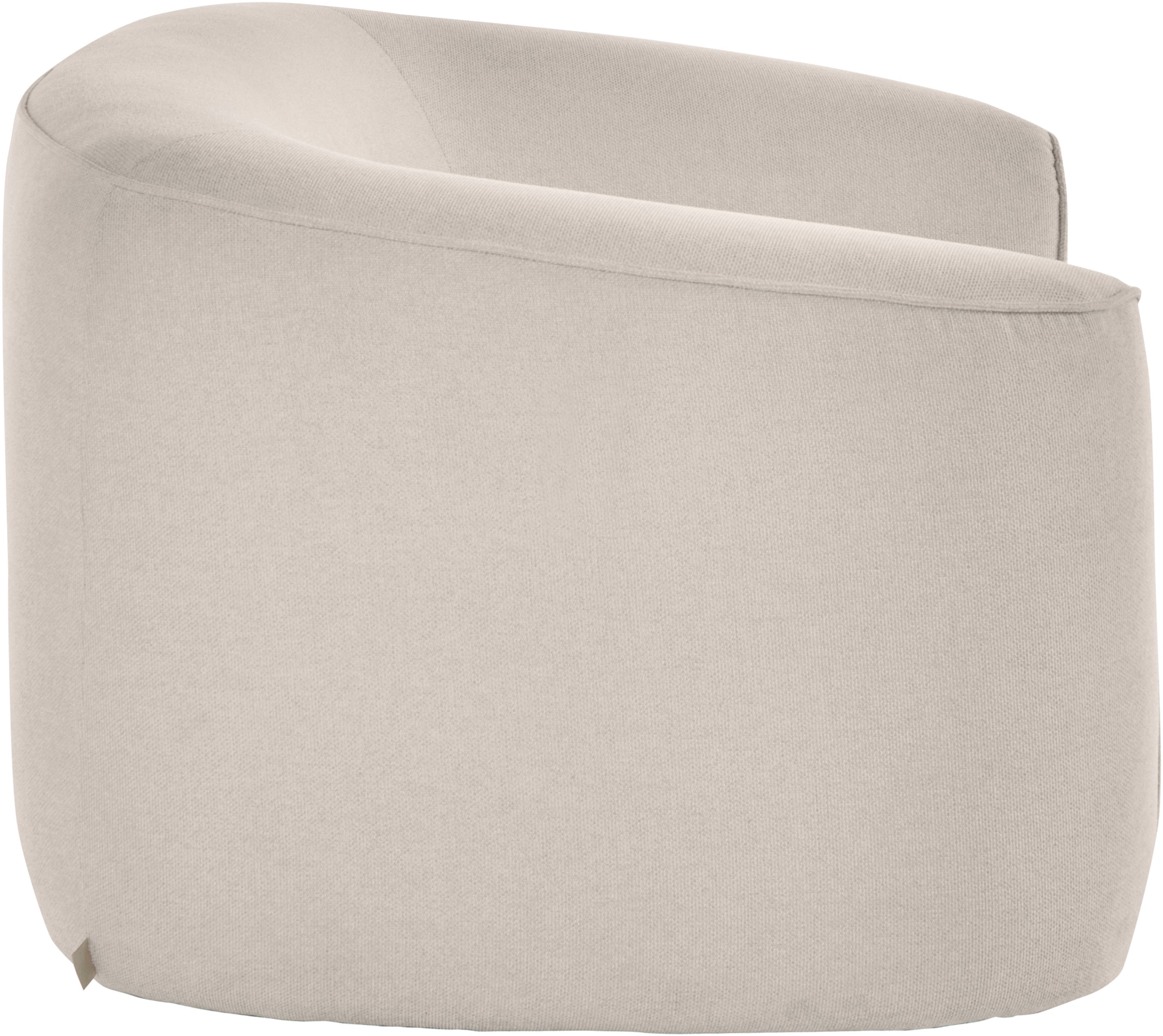 LeGer Home by Lena Gercke Sessel »LYZA Relaxsessel, Loungesessel, Maße B/T/H: 113/95/71 cm«, organische Form, mit Wellenunterfederung, gemütlich und modern