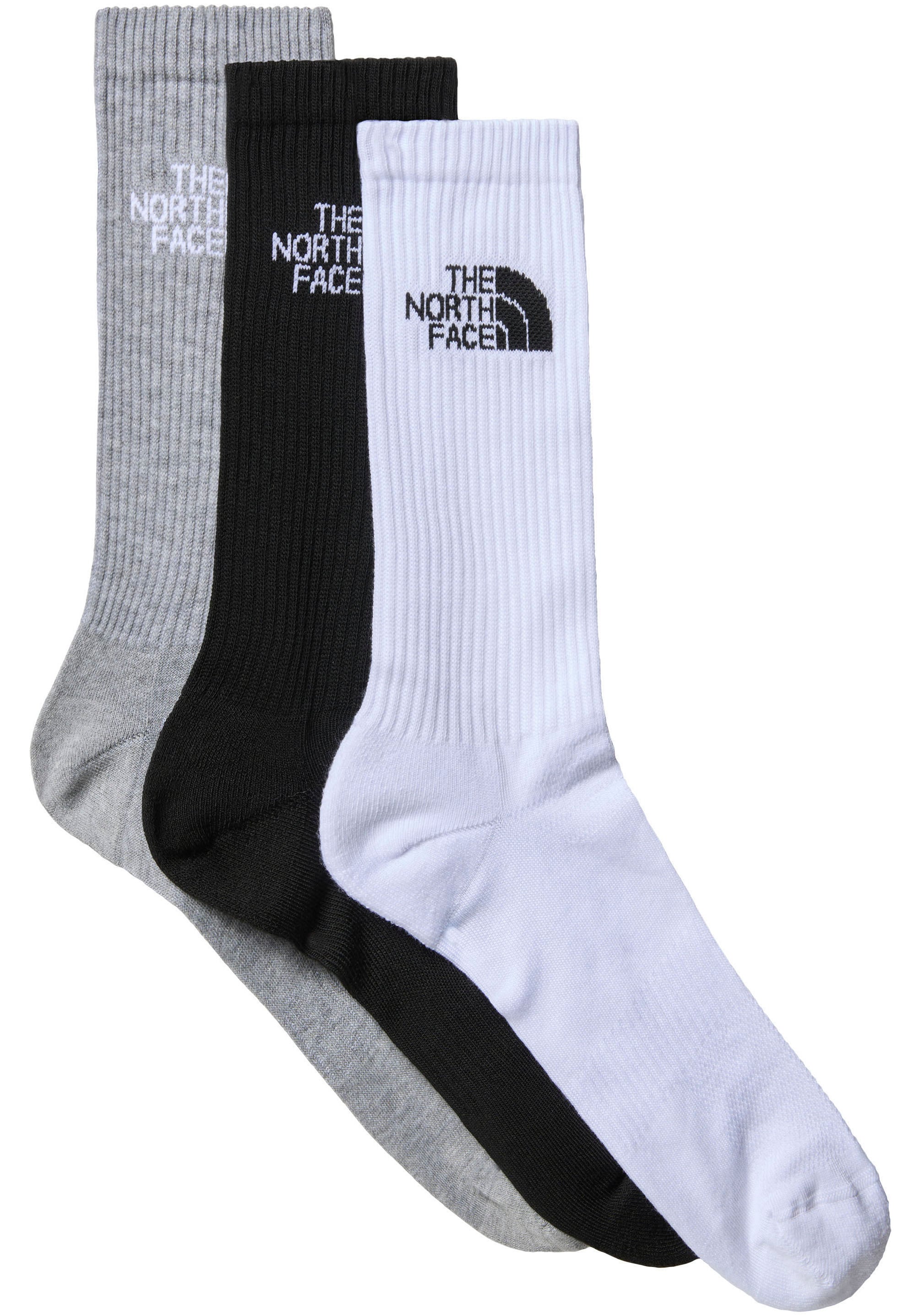 The North Face Sportsocken »MULTI SPORT CUSH CREW SOCK 3P«, (3 Paar)