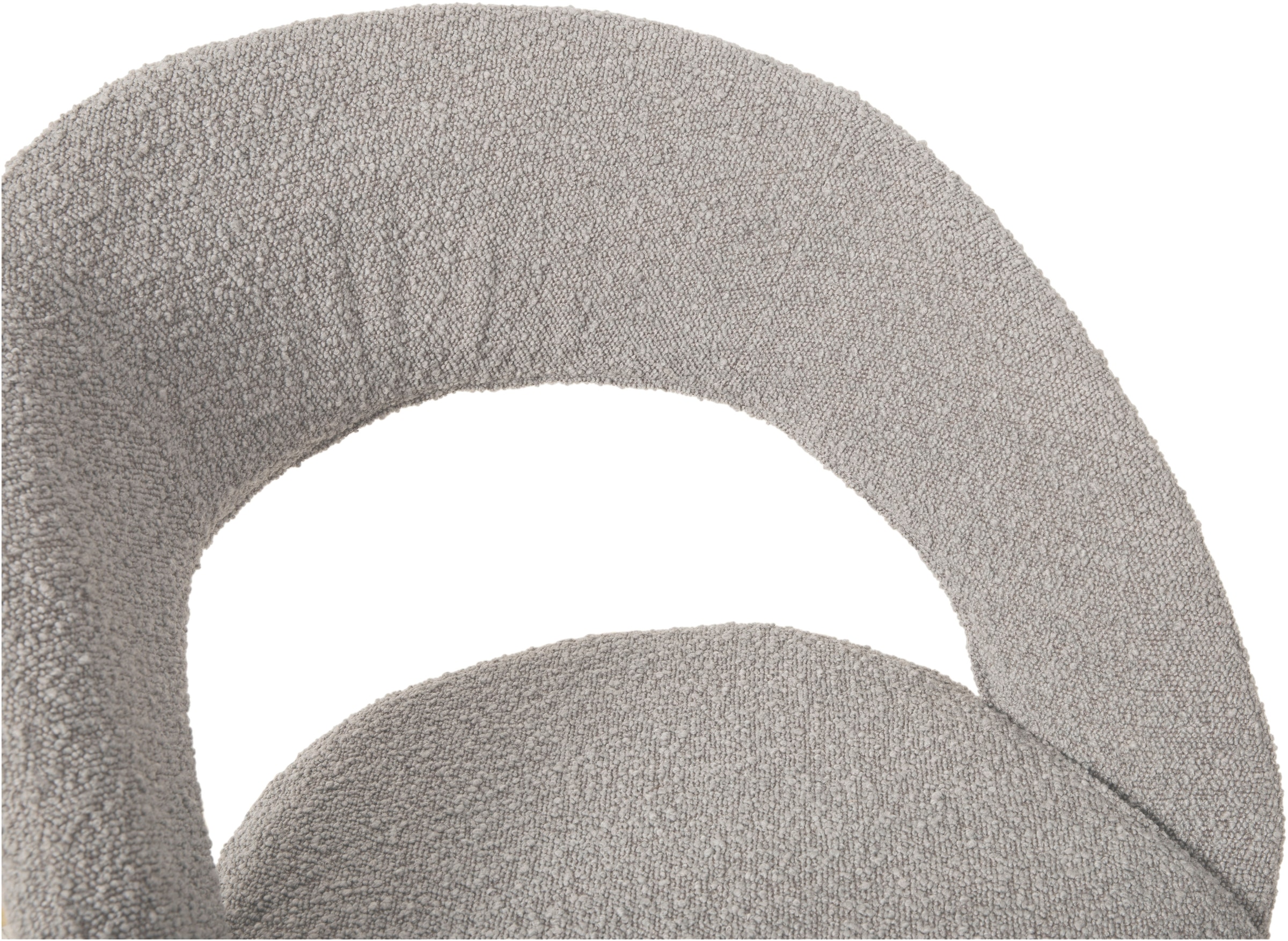 OMG Design Esszimmerstuhl »Marley«, (Set), 1 St., Stoff, mit modernem Cut-Out, Bouclé Bezug